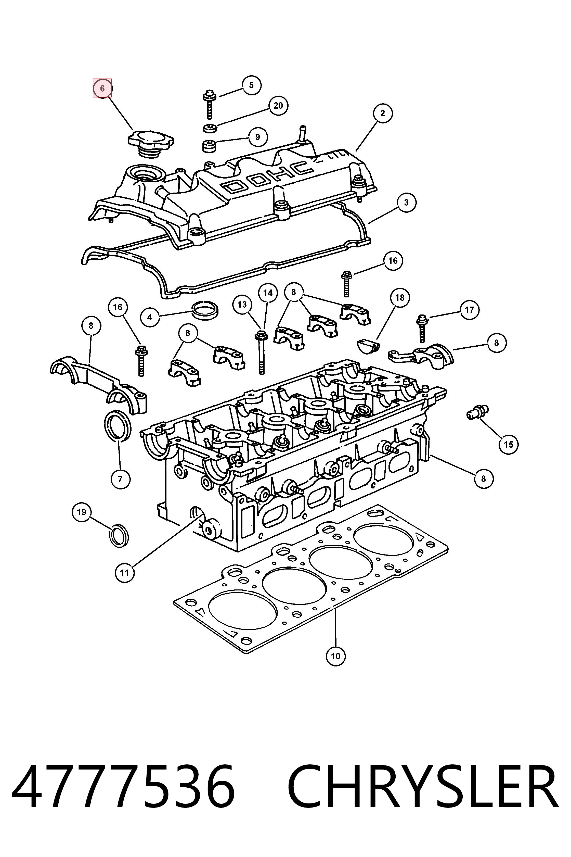 Tapon de aceite  Mitsubishi 53010654AA precio, desde 4,32 EUR