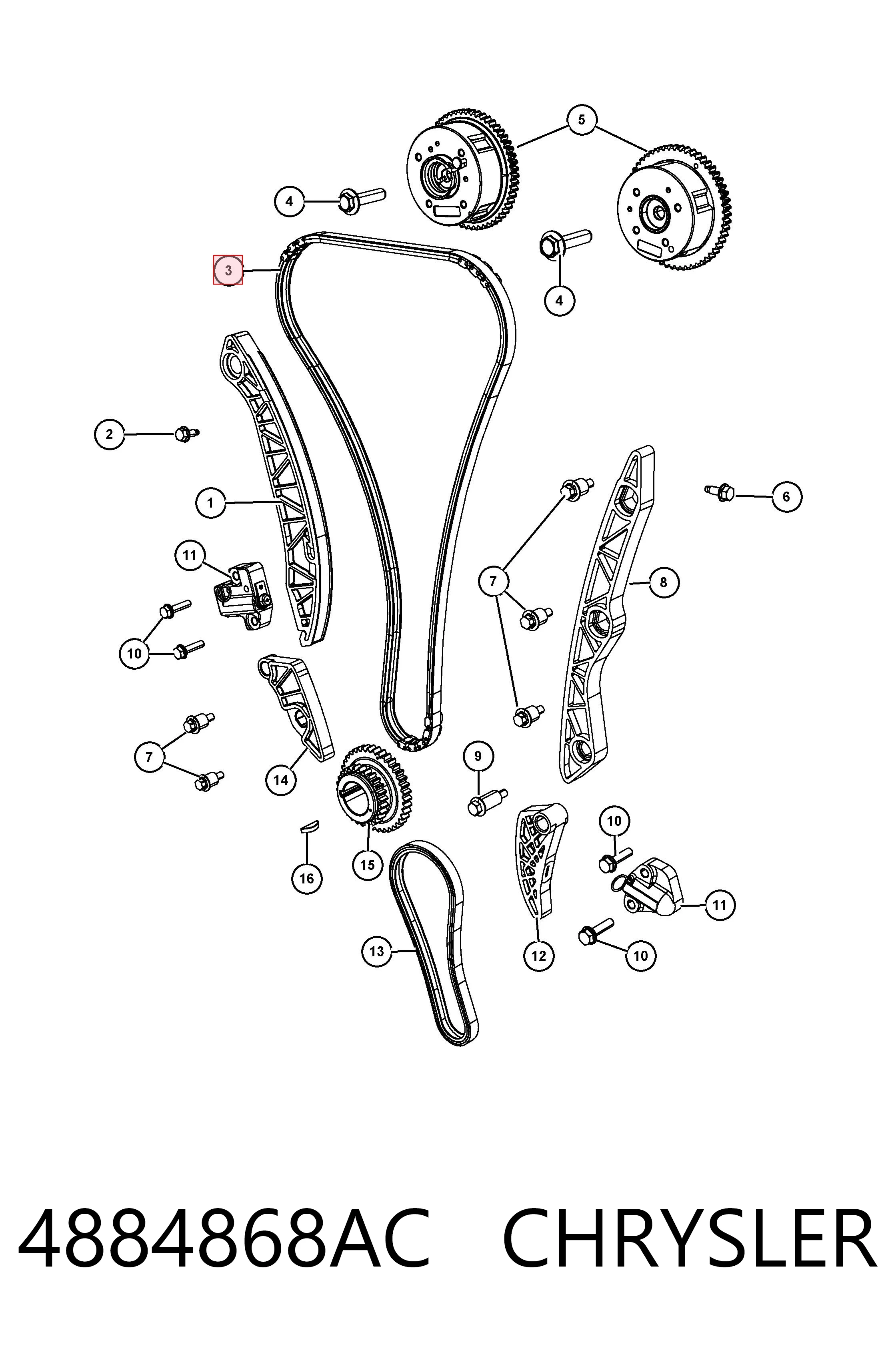 4884868AC Chrysler
