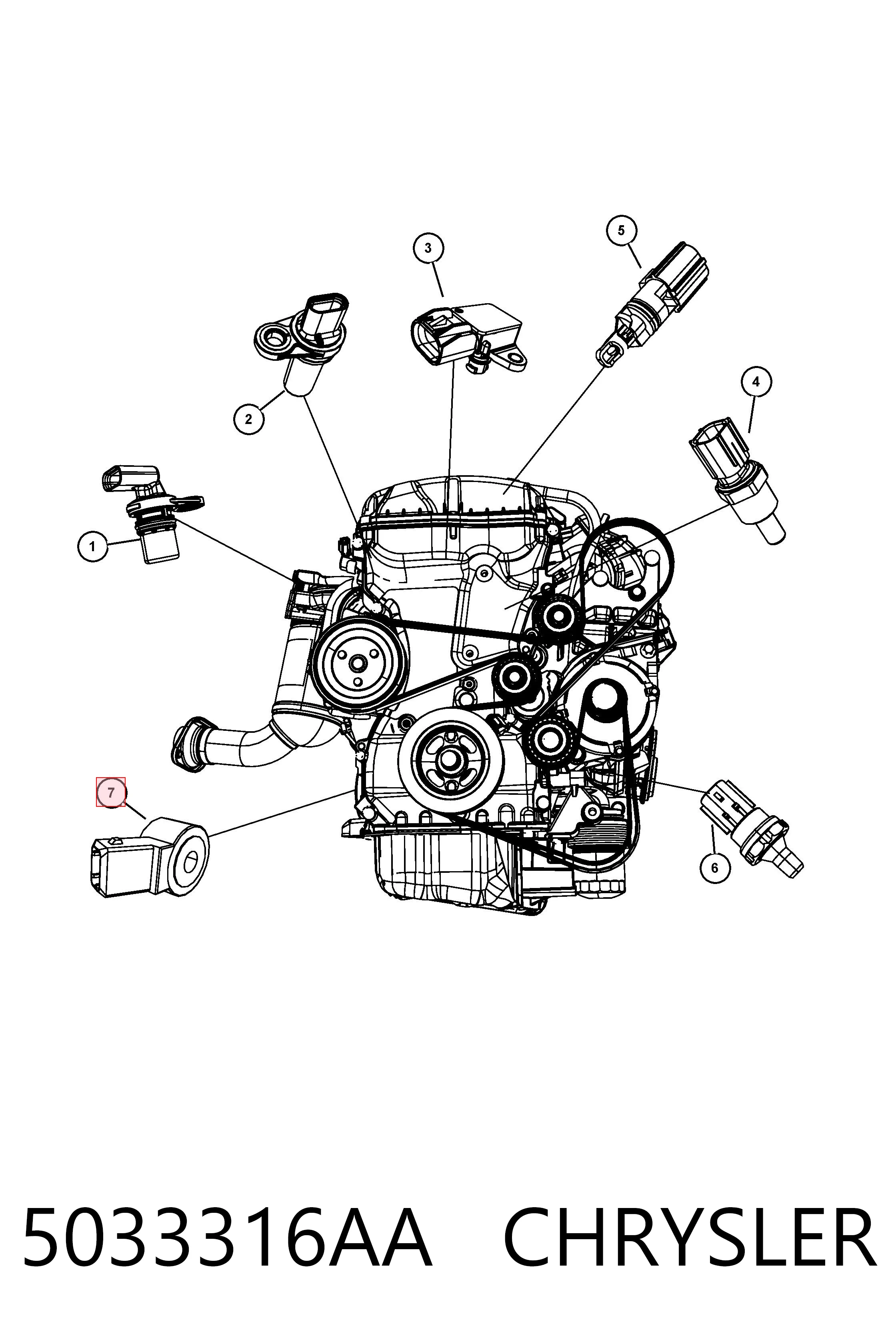 Sensor de detonaciones Jeep Patriot SUV (2007 - 2017) precio, desde 34,99 EUR