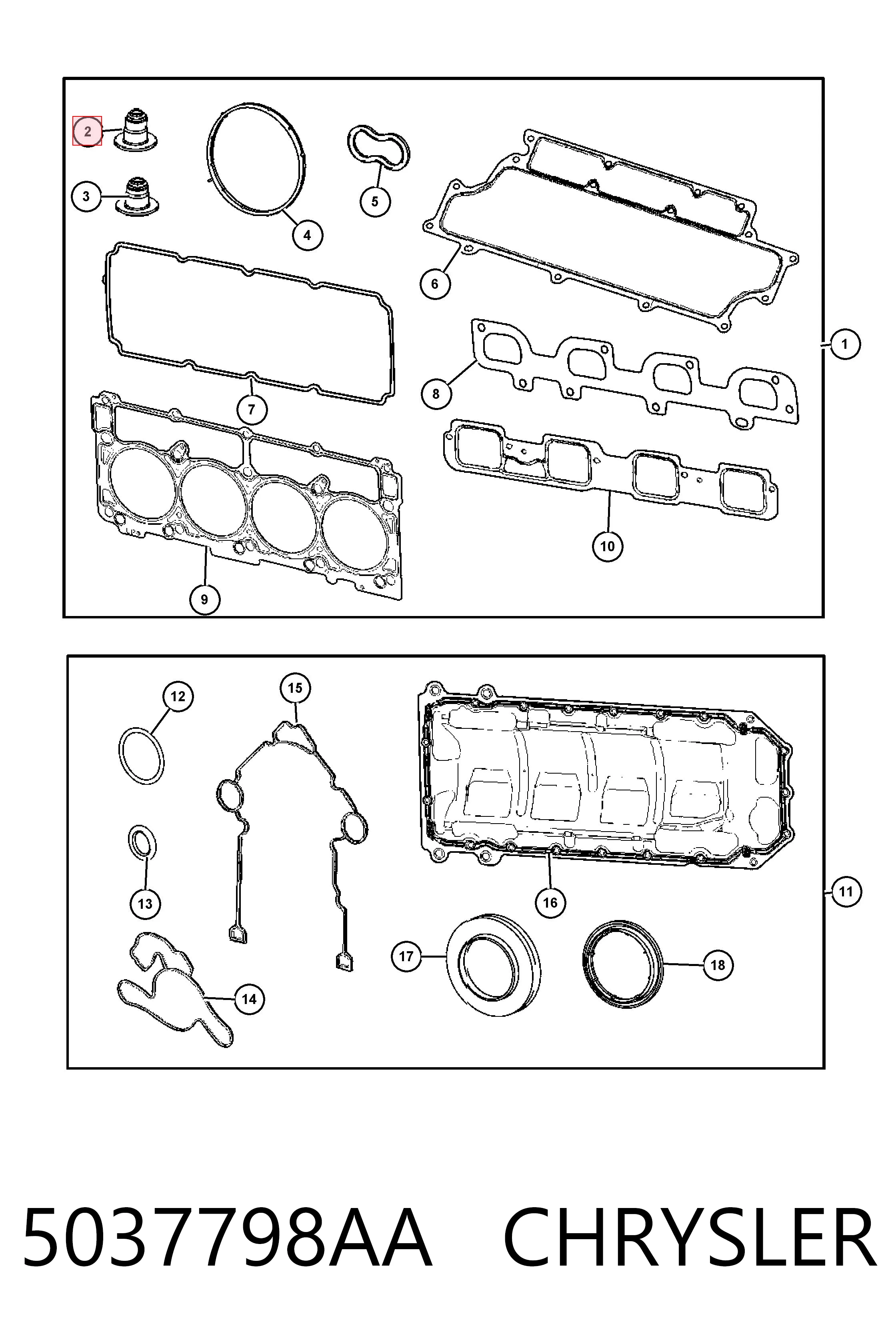 5037798AA Chrysler 
