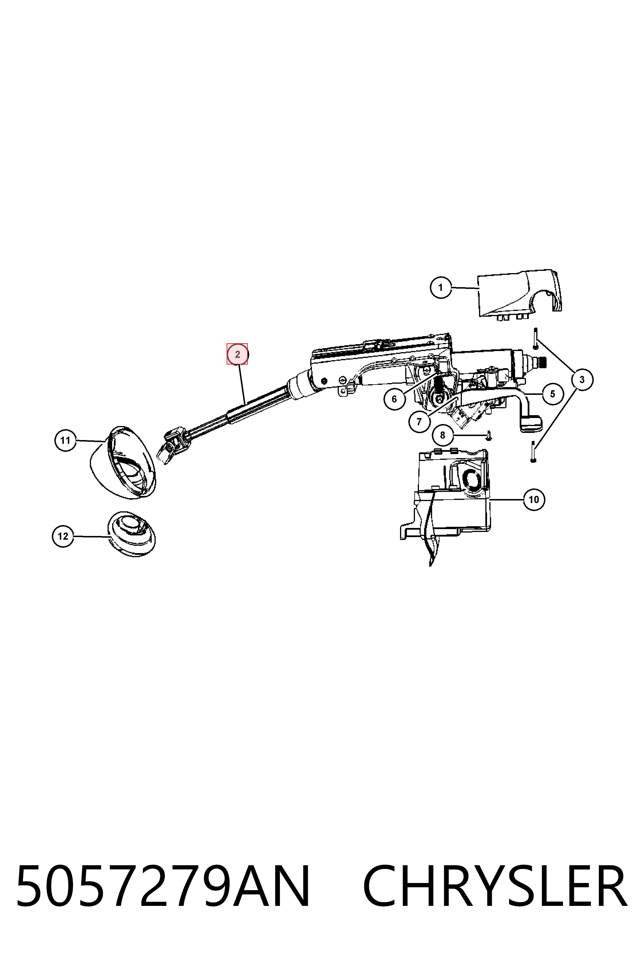 Comprar Columna dirección Jeep Patriot  