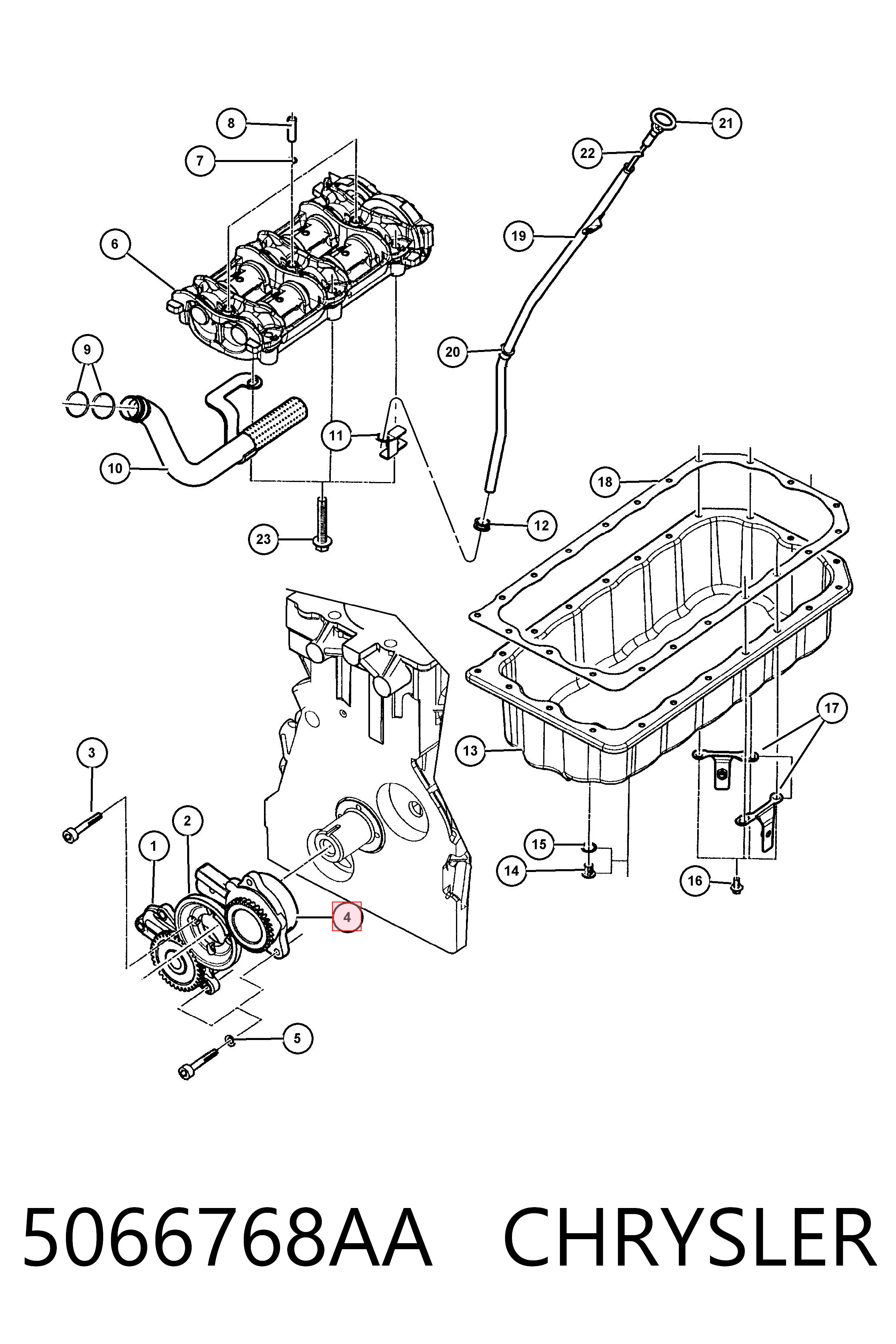 K05072673AA Fiat/Alfa/Lancia 