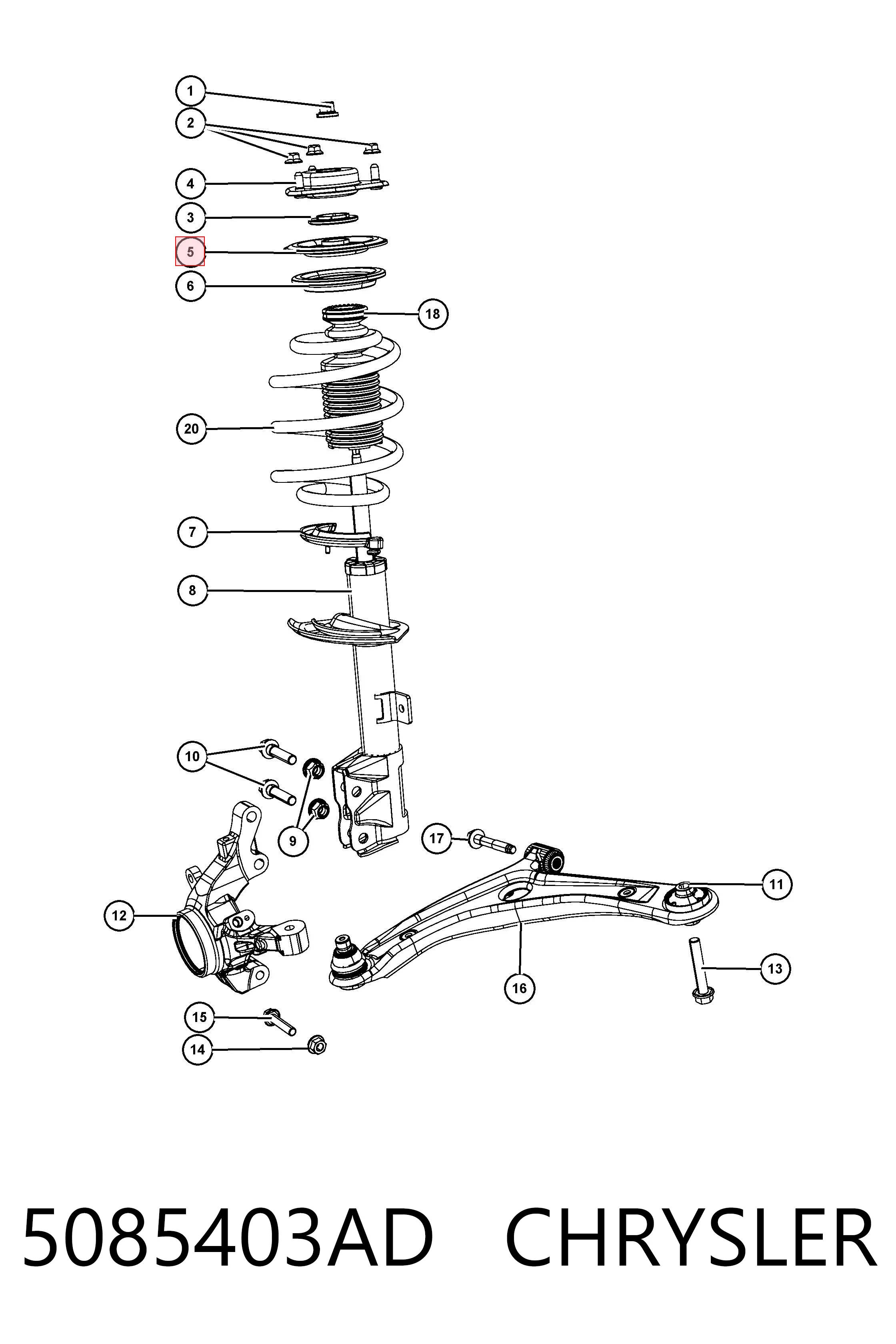 5085403AD CHRYSLER