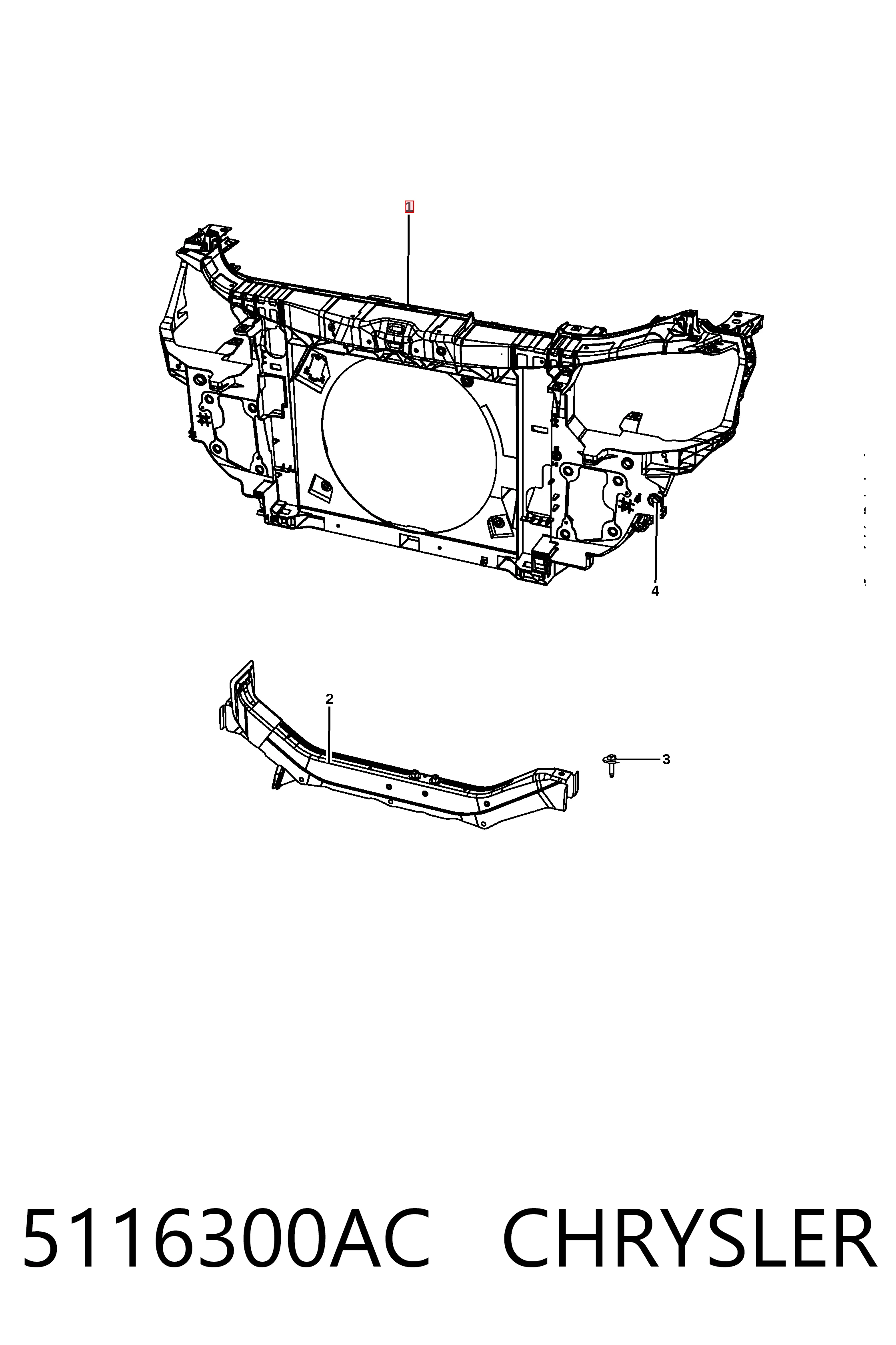 Panel de soporte del radiador y montaje de faros Dodge Journey SUV (2008 - 2020) precio, desde 129,39 EUR