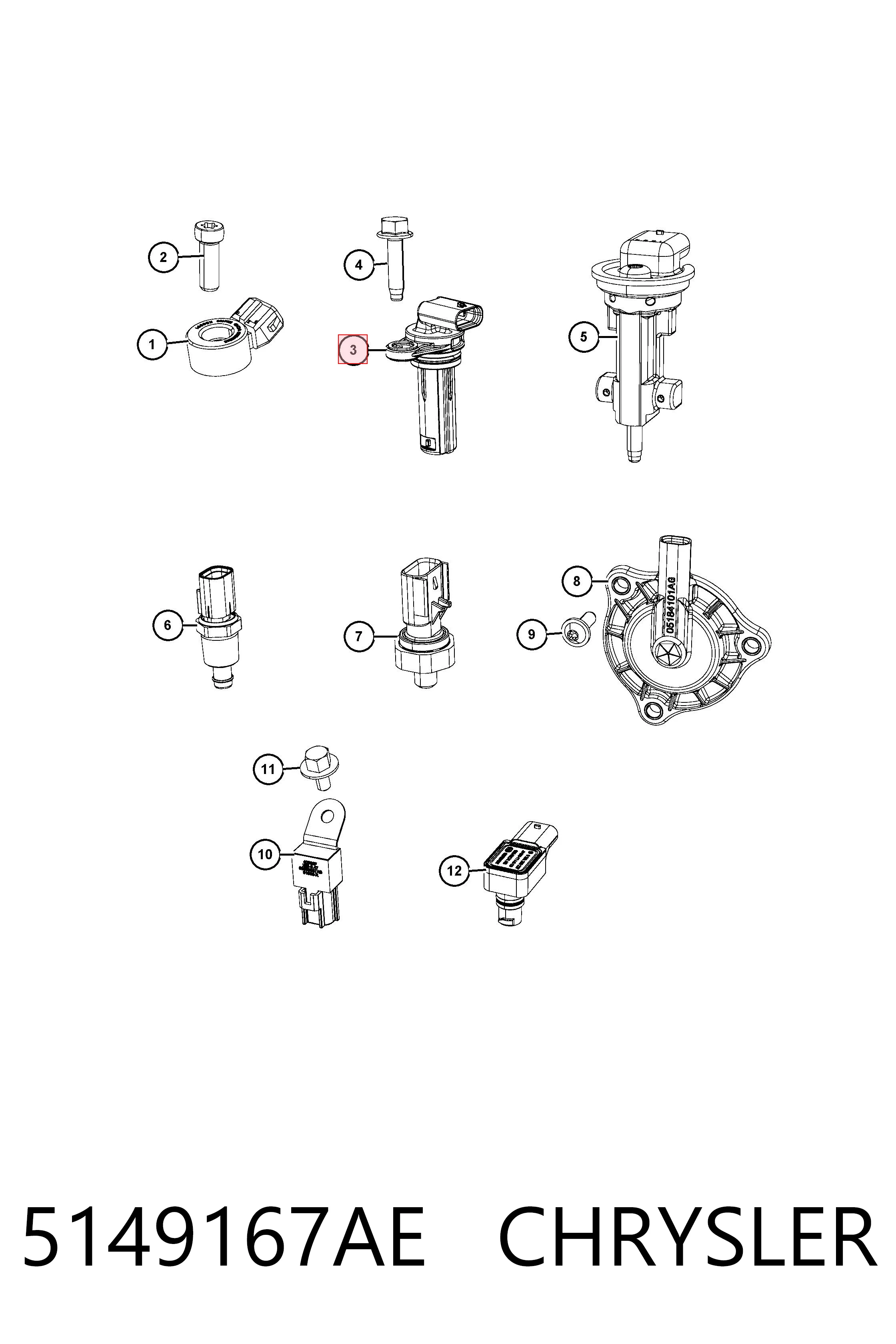 Generador de impulsos, cigüeñal  Dodge Journey SUV (2008 - 2020) precio, desde 24,99 EUR