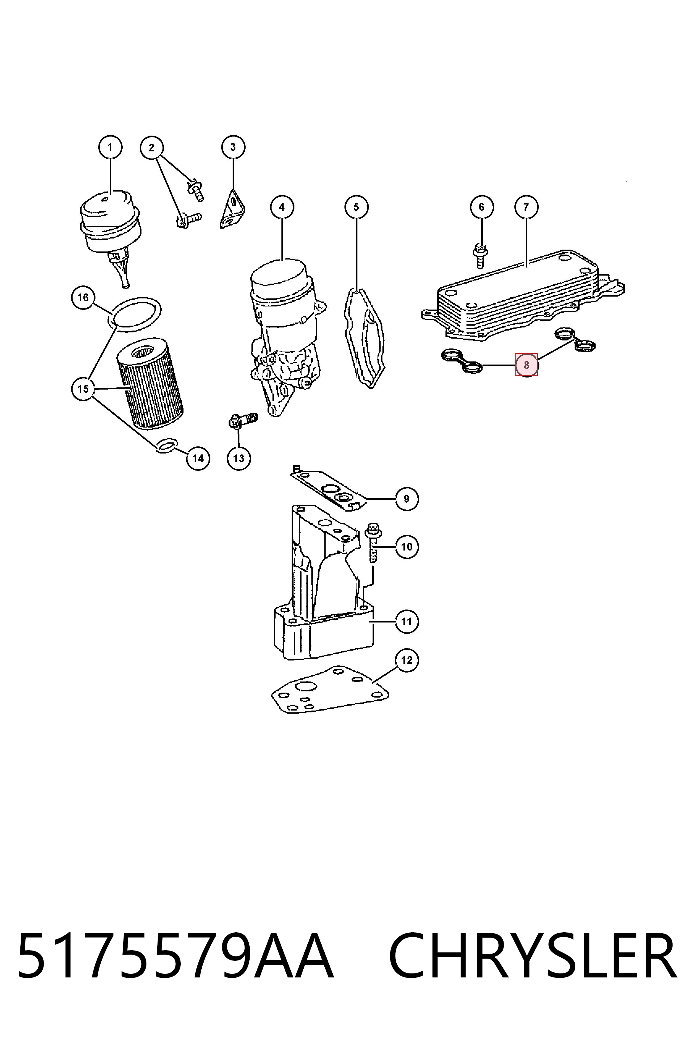 Comprar K05175579AA Fiat/Alfa/Lancia 