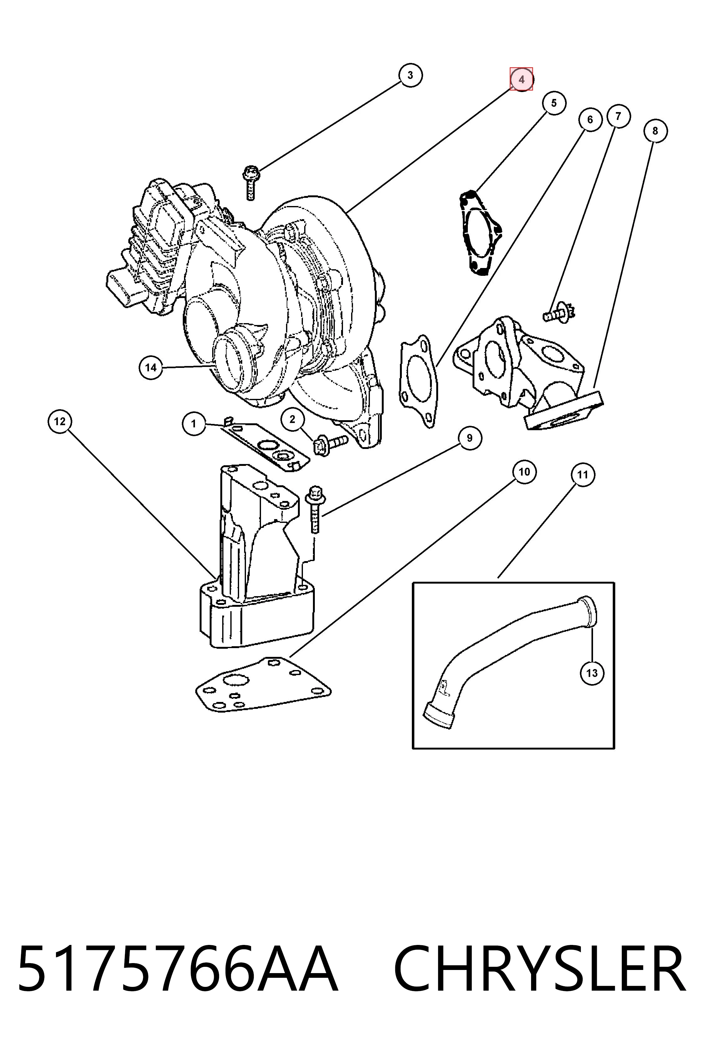 Turbocompresor Fiat/Alfa/Lancia K68037207AA precio, desde 372,68 EUR