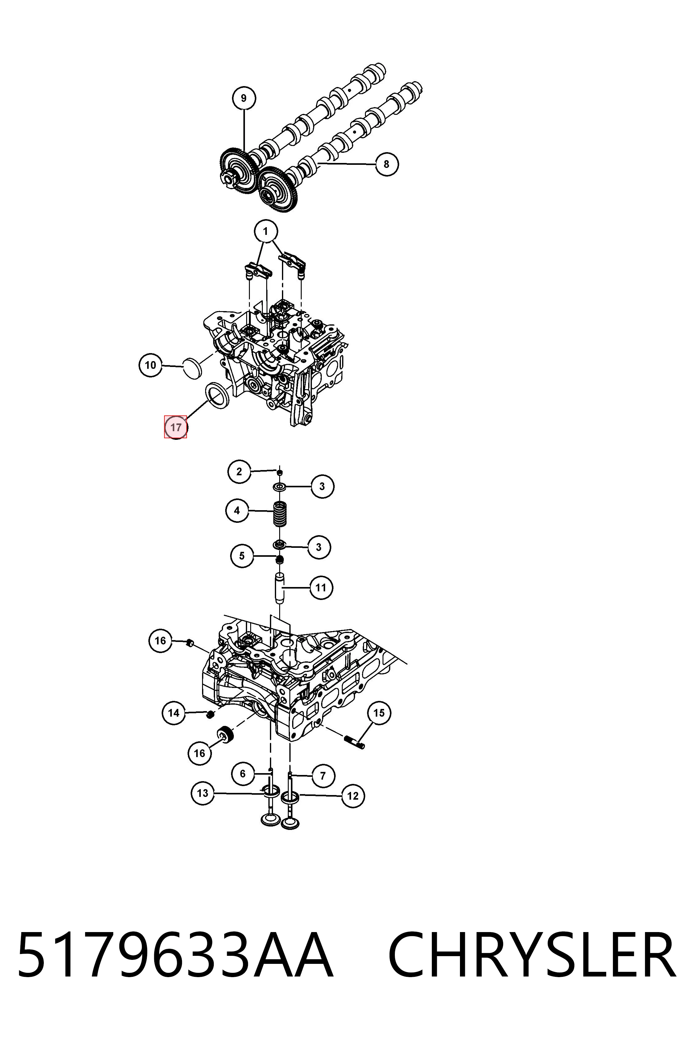 5179633AA Chrysler