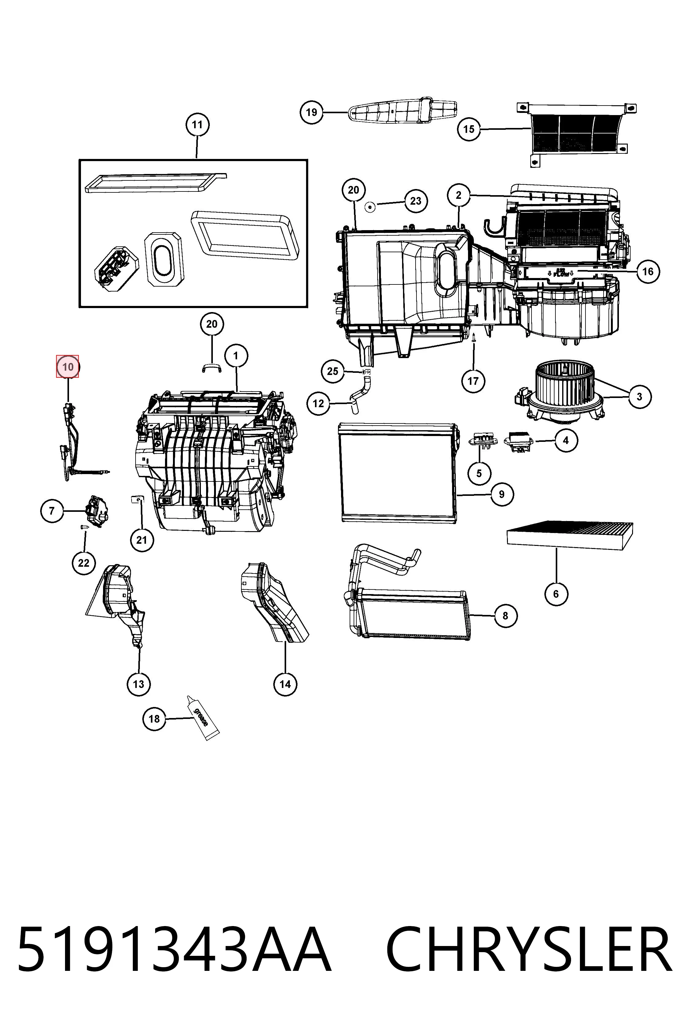 5191343AA Chrysler 