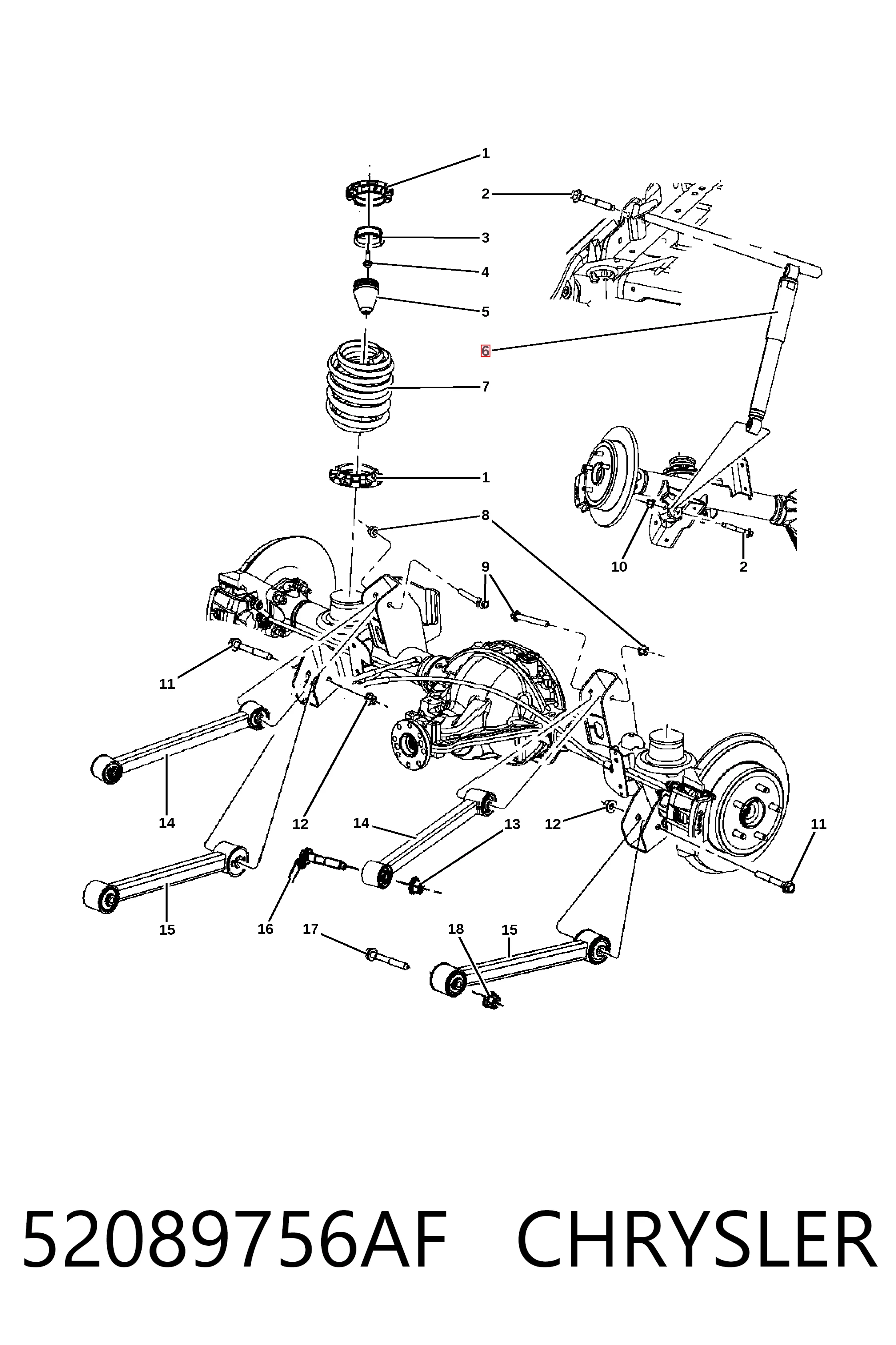 Amortiguador trasero Fiat/Alfa/Lancia K52089756AF precio, desde 76,96 EUR