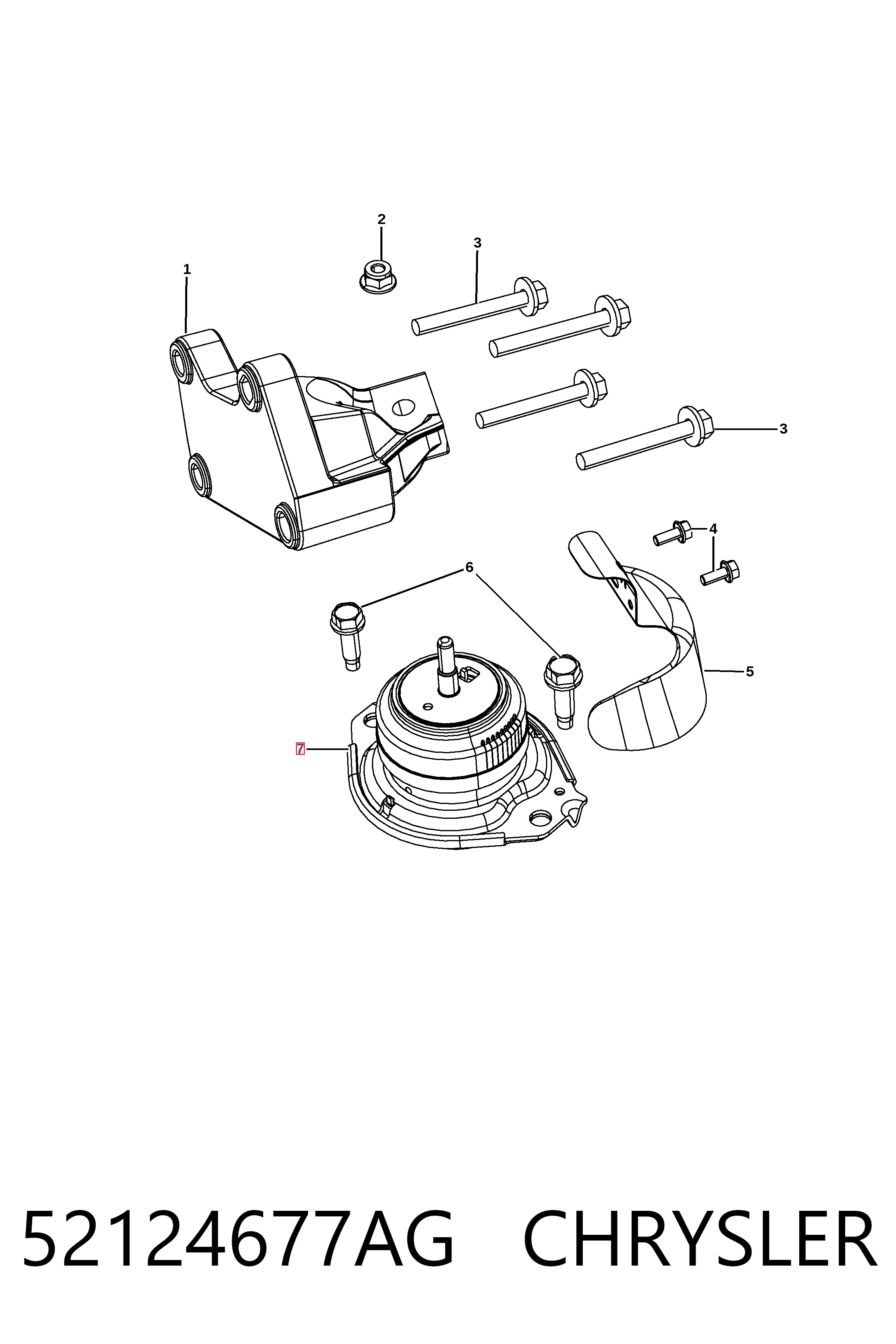 Soporte del motor izquierdo/derecho Fiat/Alfa/Lancia K52124677AG precio, desde 55,18 EUR