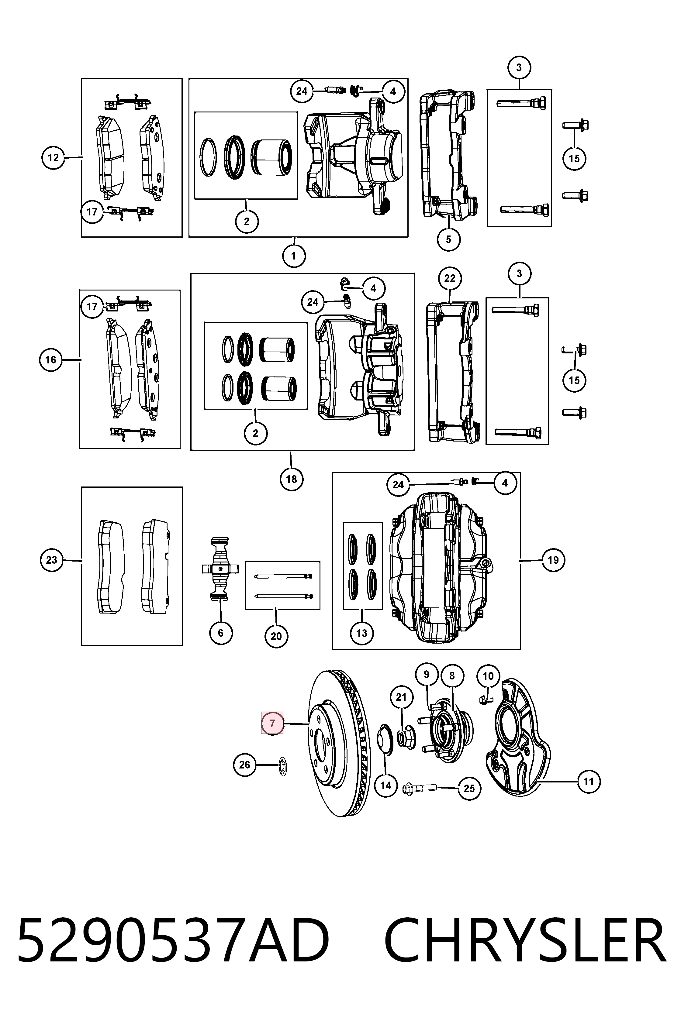 5290537AD Chrysler Discos