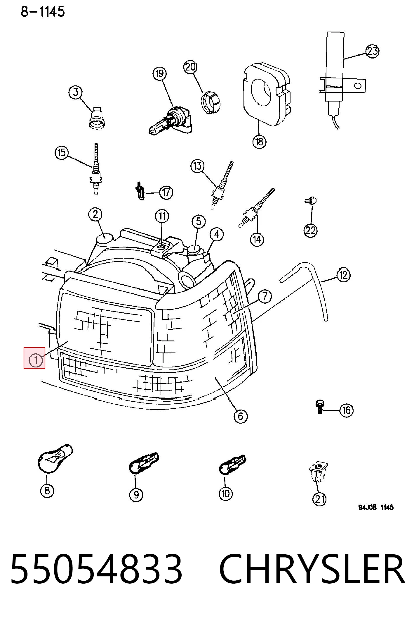 Faro Jeep Grand Cherokee I SUV (Z) (1995 - 1999) precio, desde 108,06 EUR