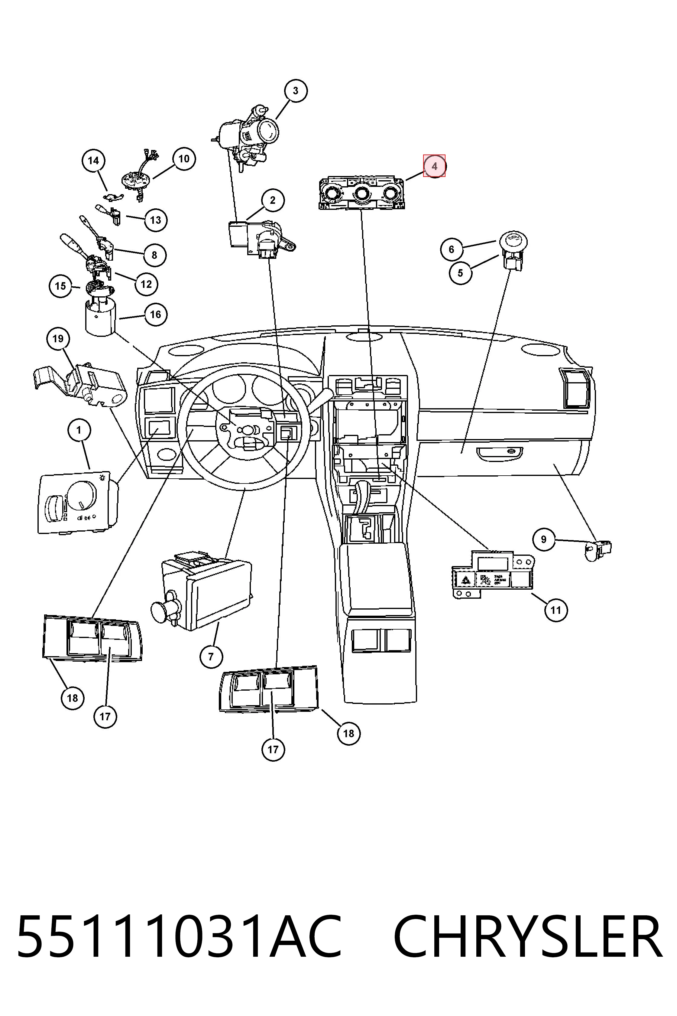 K55111031AD Fiat/Alfa/Lancia 