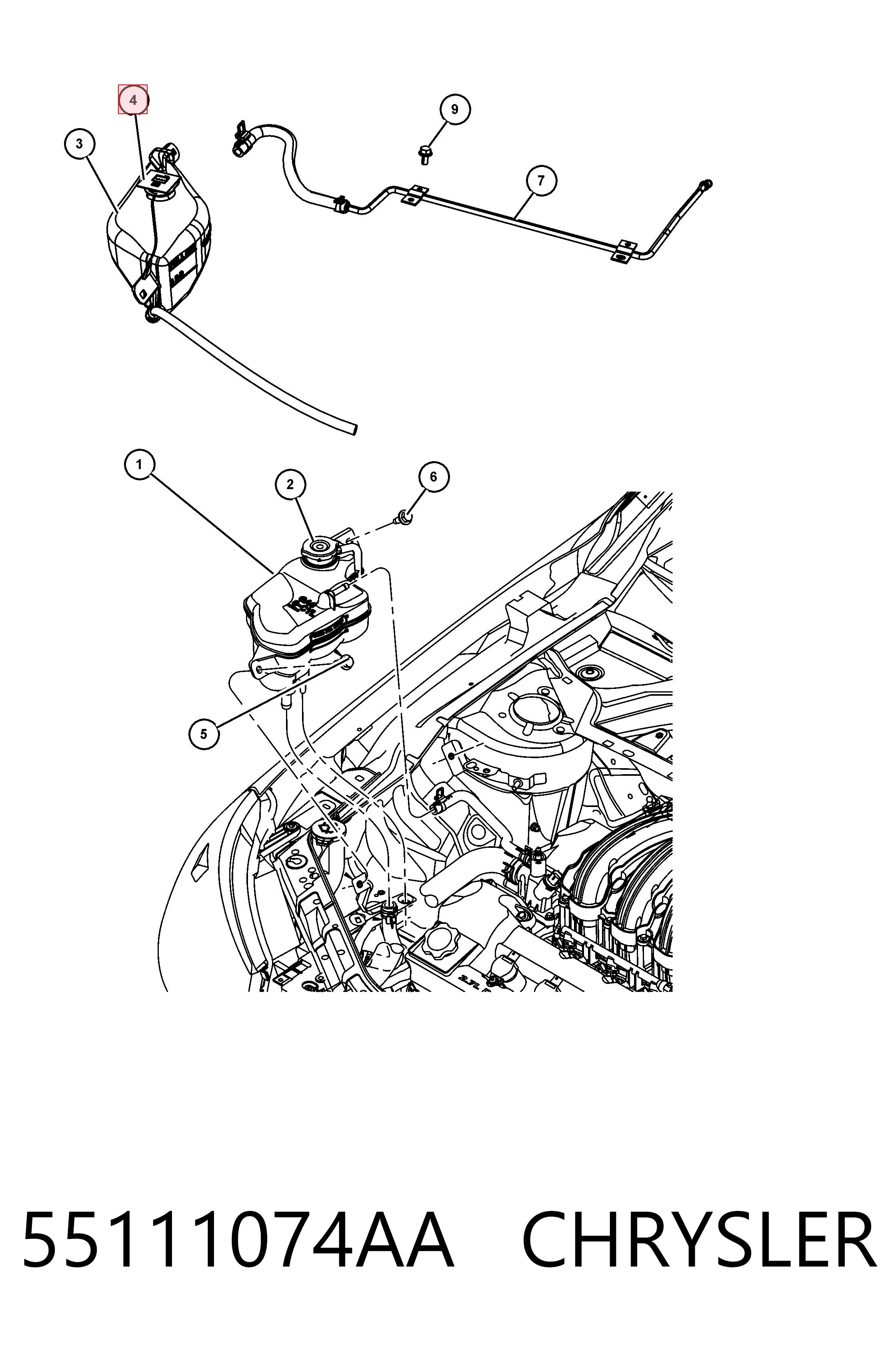 Tapa de radiador (tapón) Fiat/Alfa/Lancia K55111074AA precio, desde 6,58 EUR