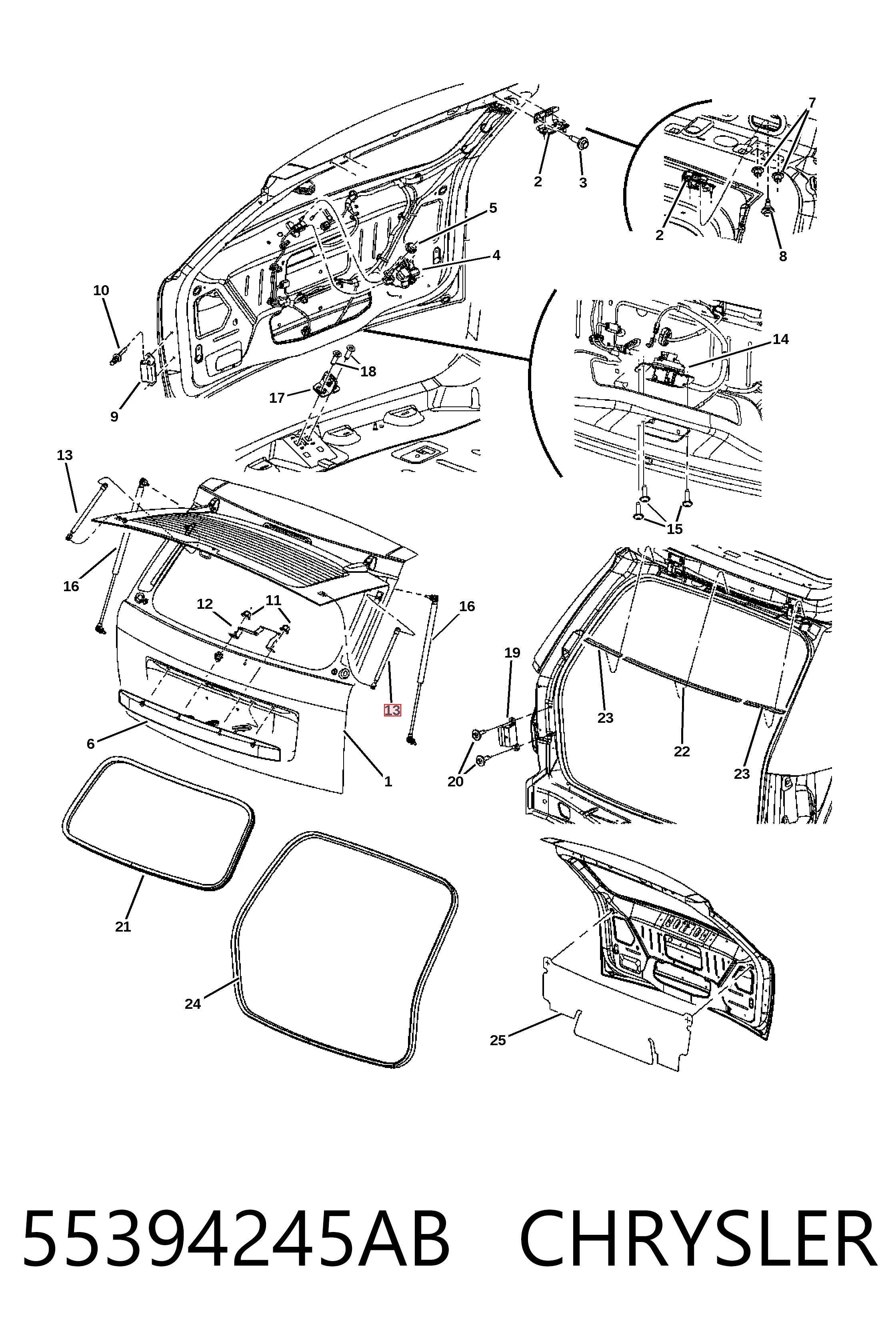 55394245AB Chrysler