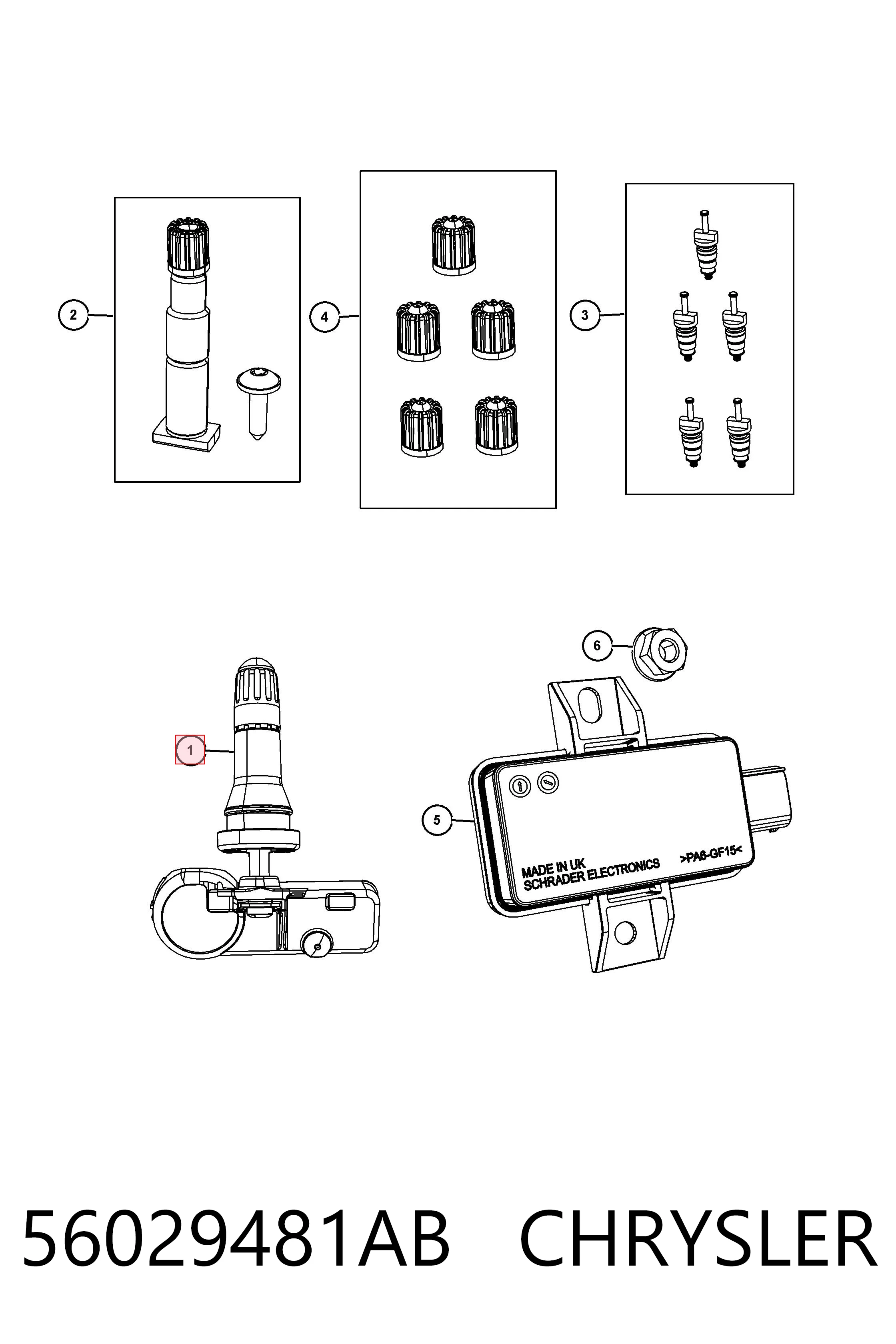 Sensor de presion de llantas Fiat/Alfa/Lancia K56029481AB precio, desde 51,37 EUR