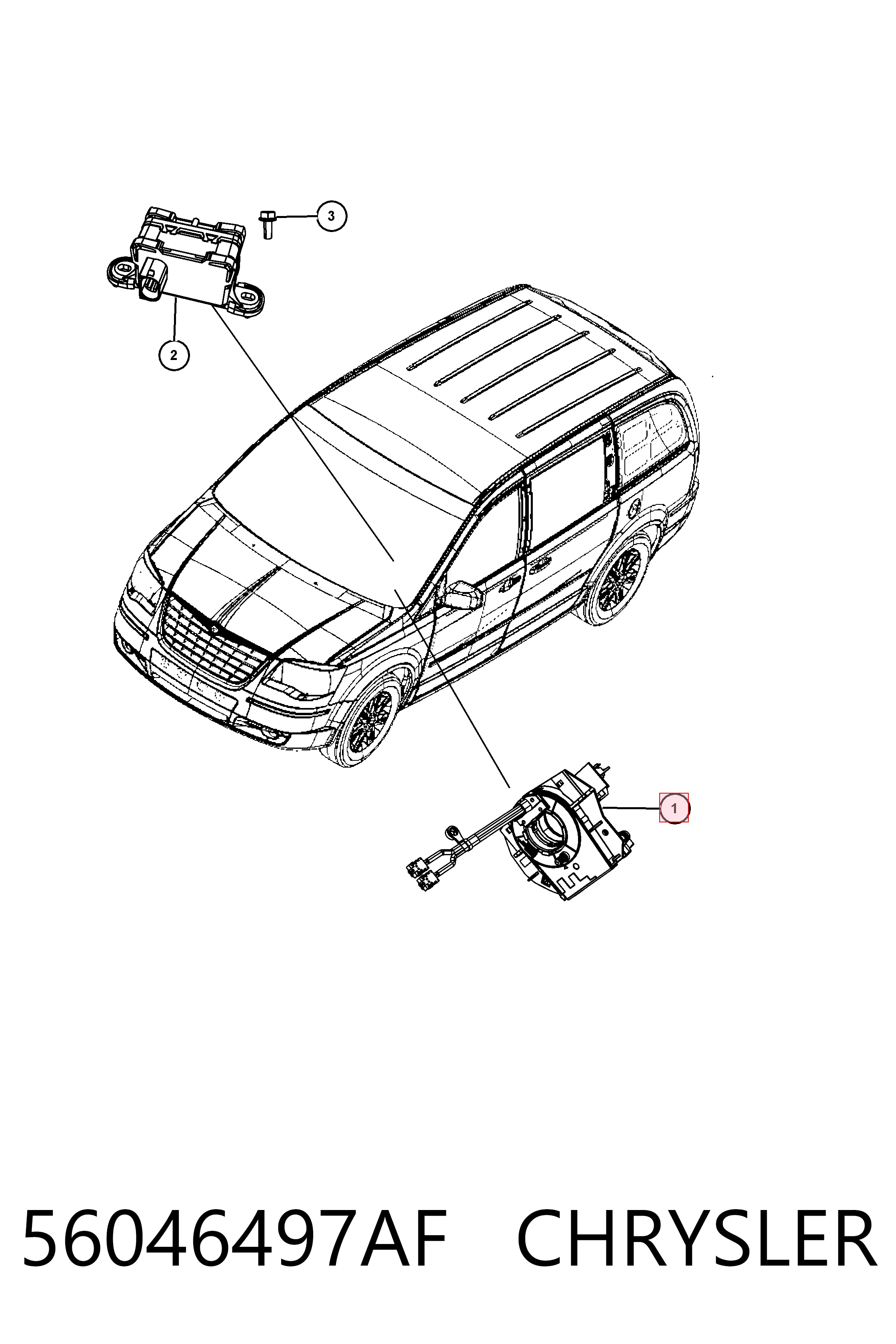 Comprar K56046241AC Fiat/Alfa/Lancia Anillo AIRBAG