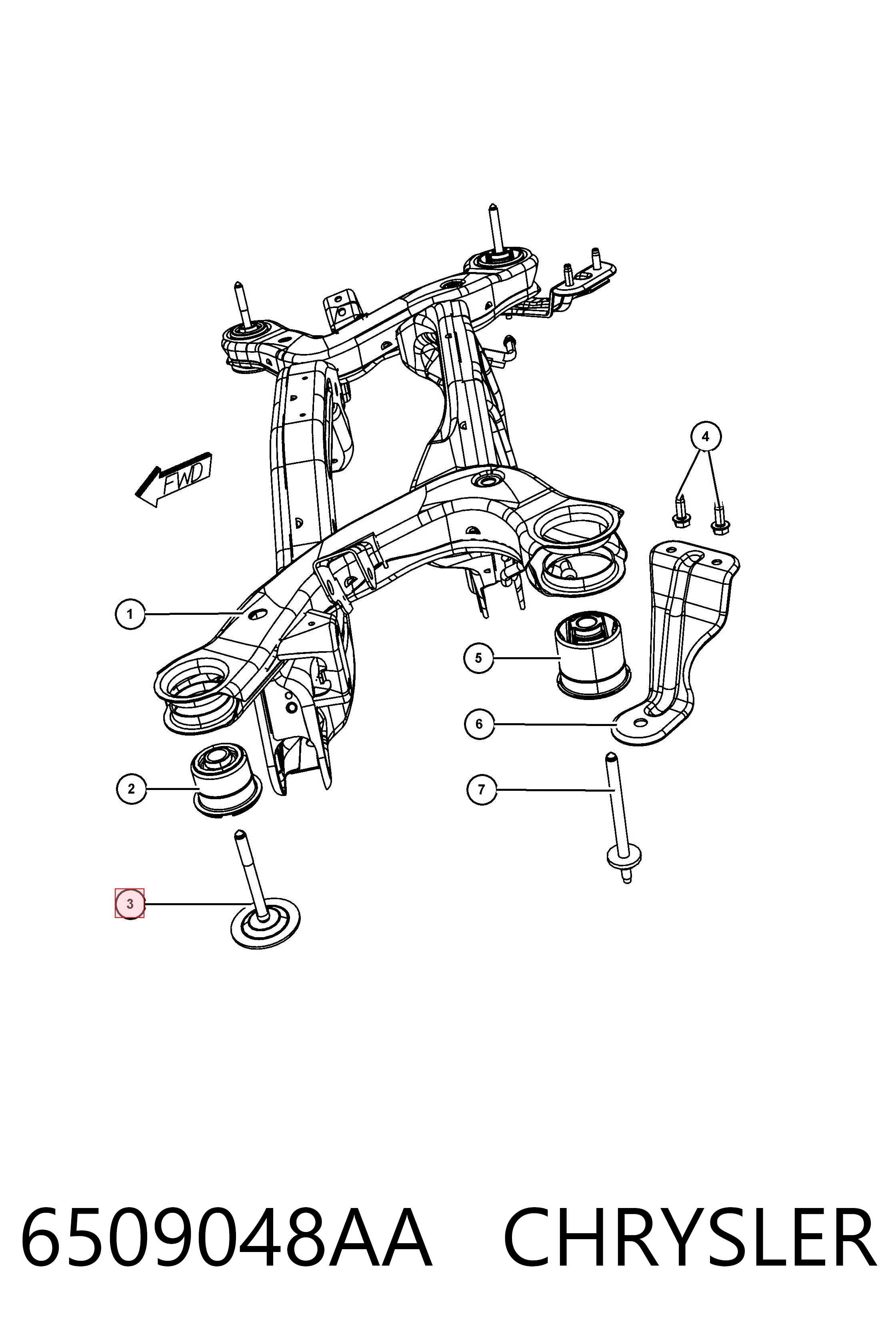 6509048AA CHRYSLER