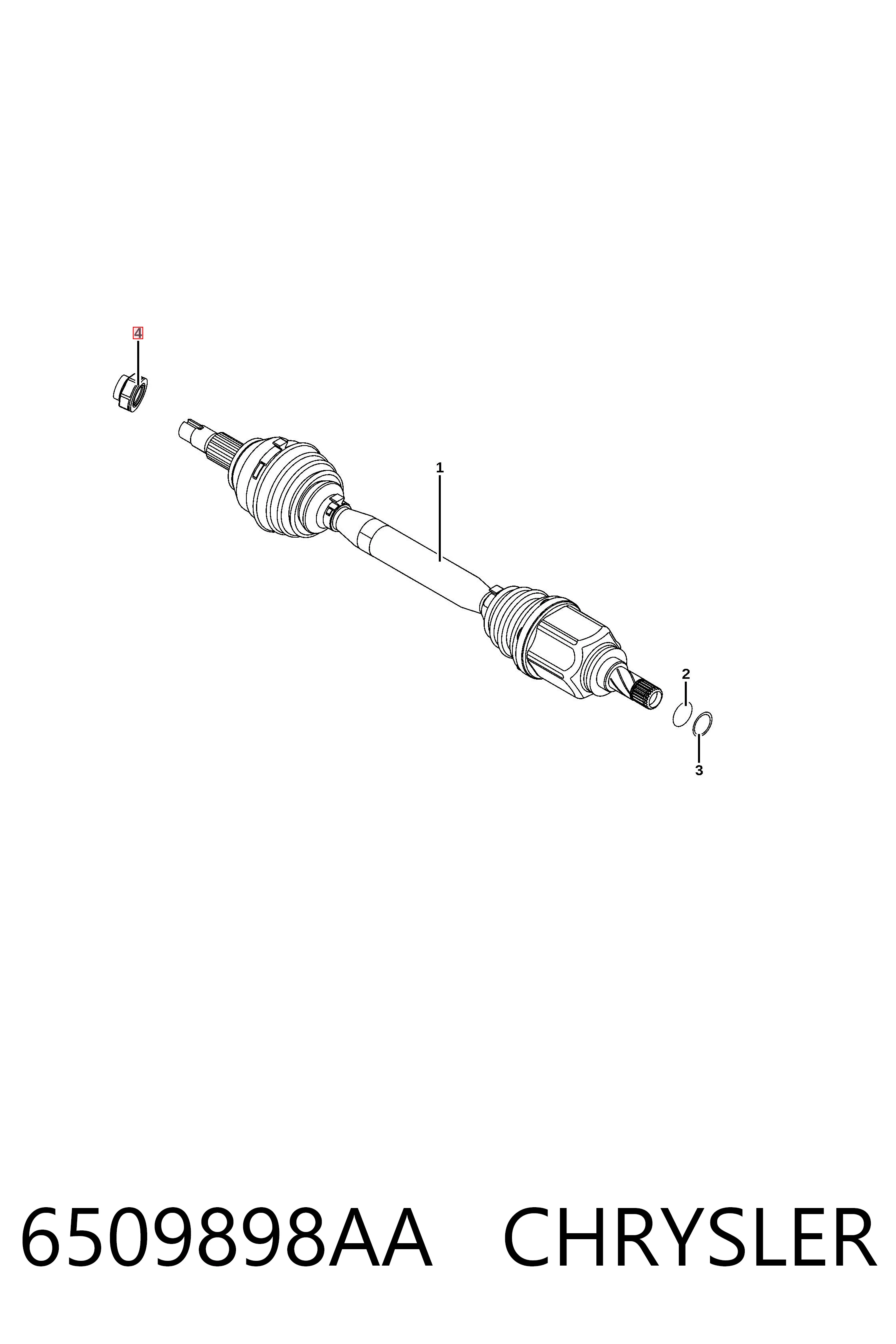 6509898AA CHRYSLER