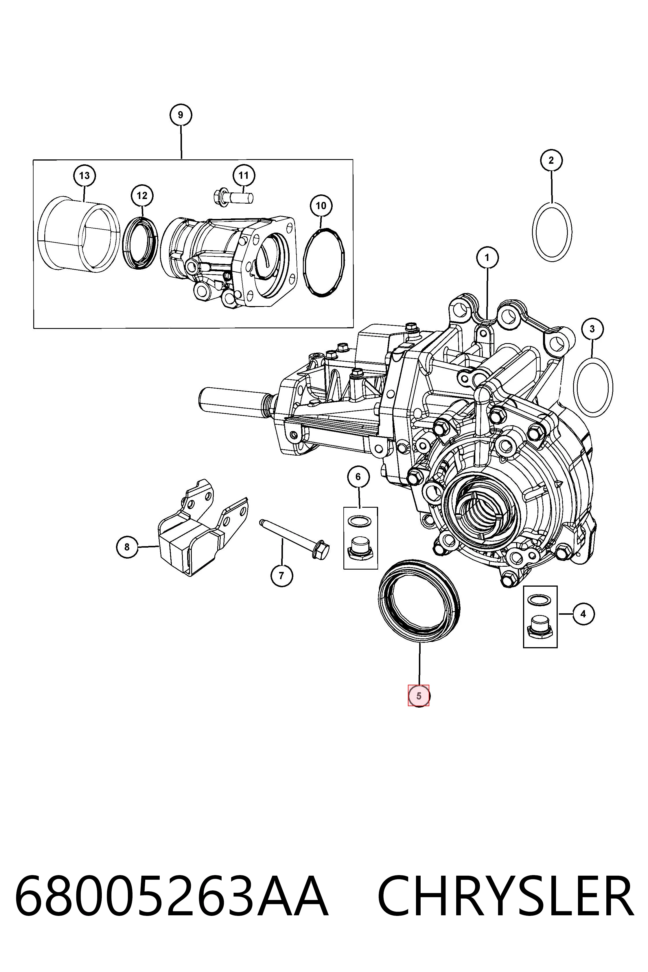 68005263AA Chrysler