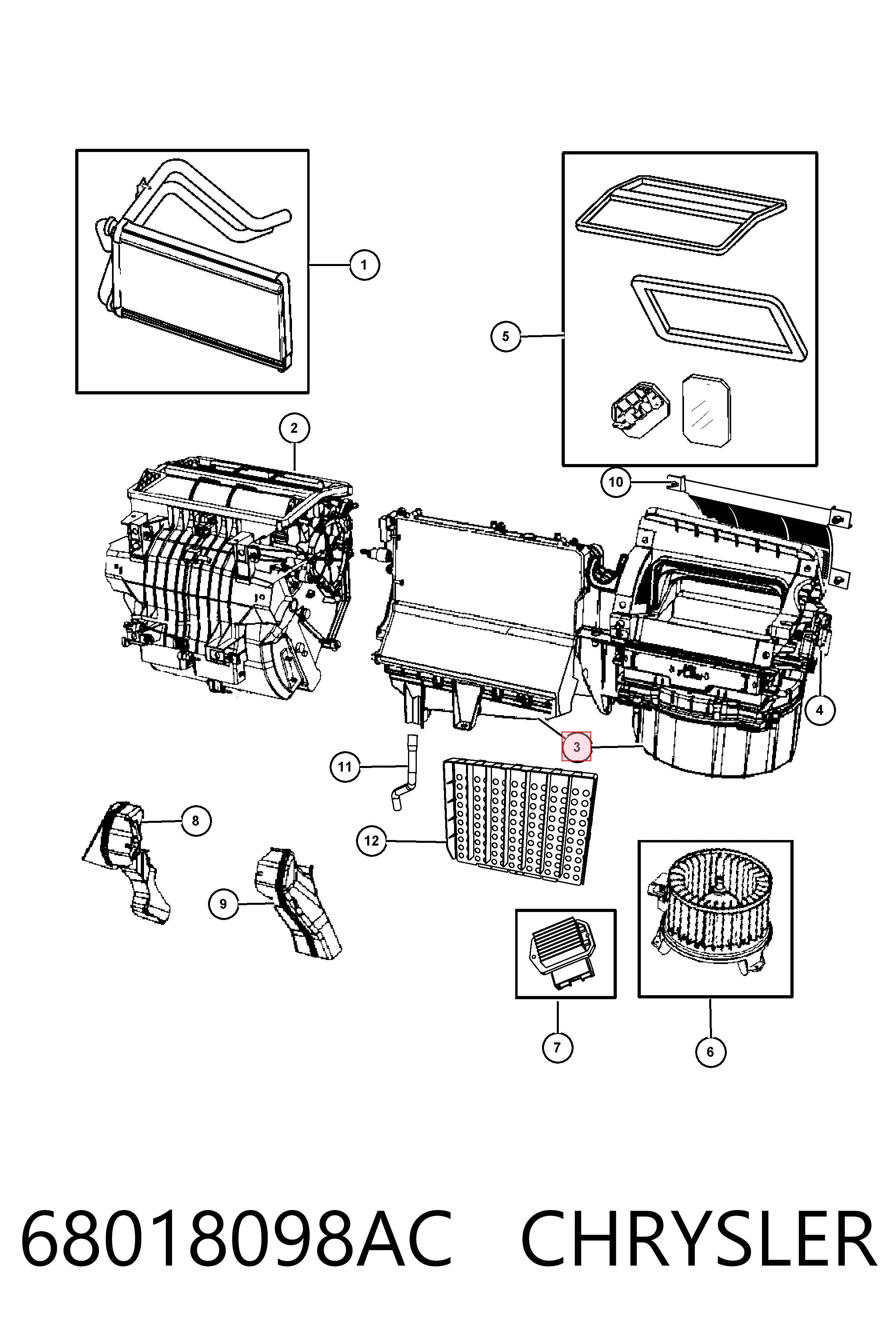 68018098AC CHRYSLER