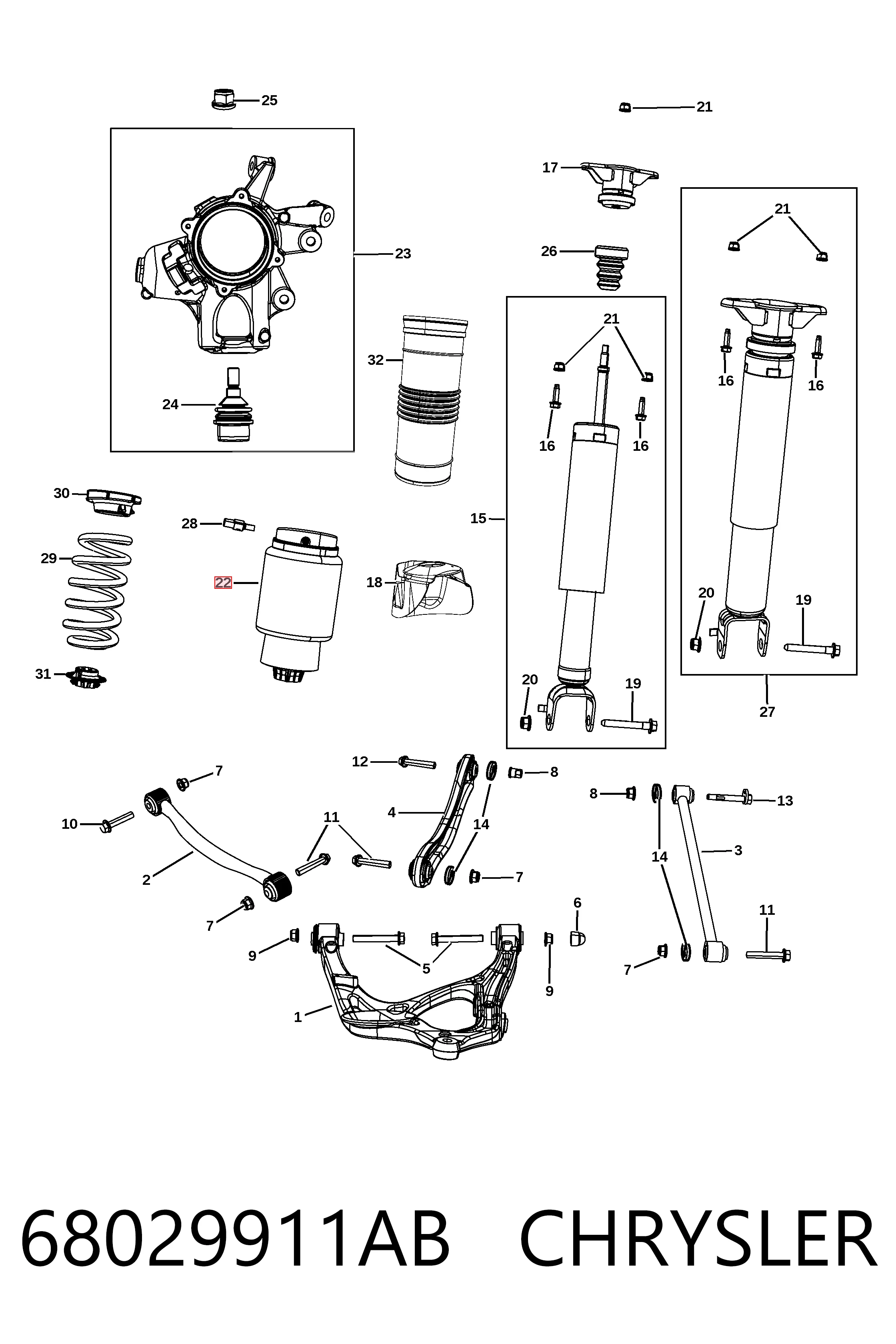 68029911AB Chrysler