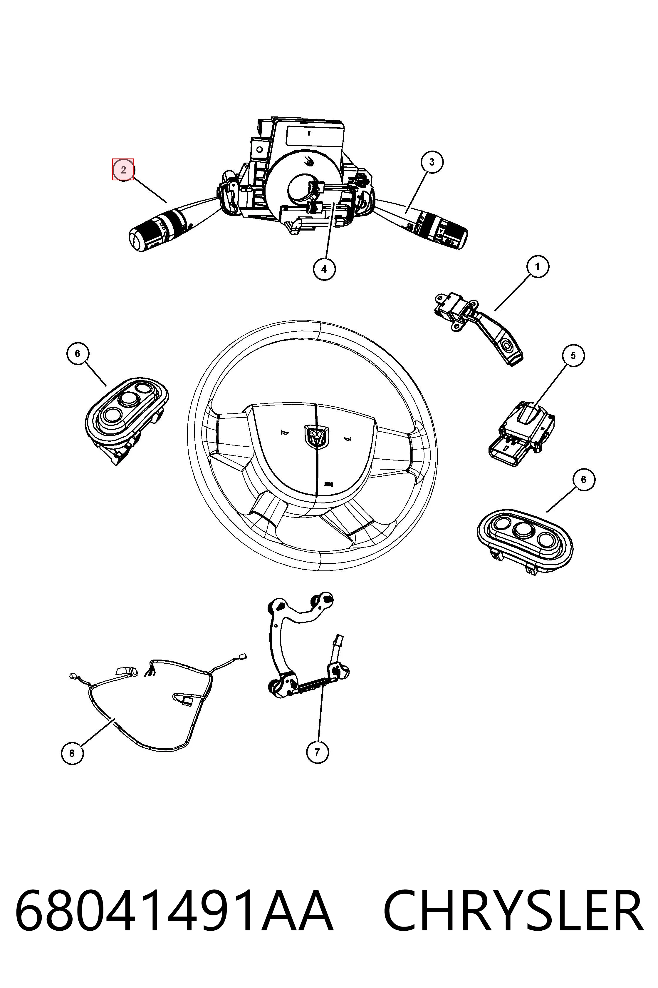  Fiat/Alfa/Lancia K68041491AD precio, desde 86,52 EUR