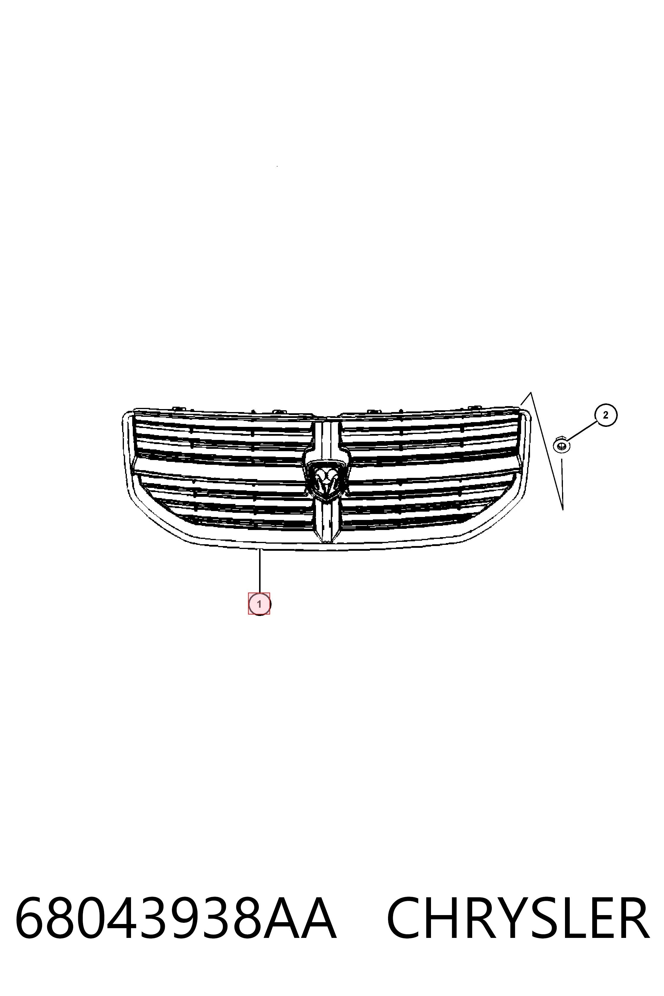 Rejilla delantera Dodge Caliber SXT SUV (PM) (2009 - 2012) precio, desde 97,35 EUR
