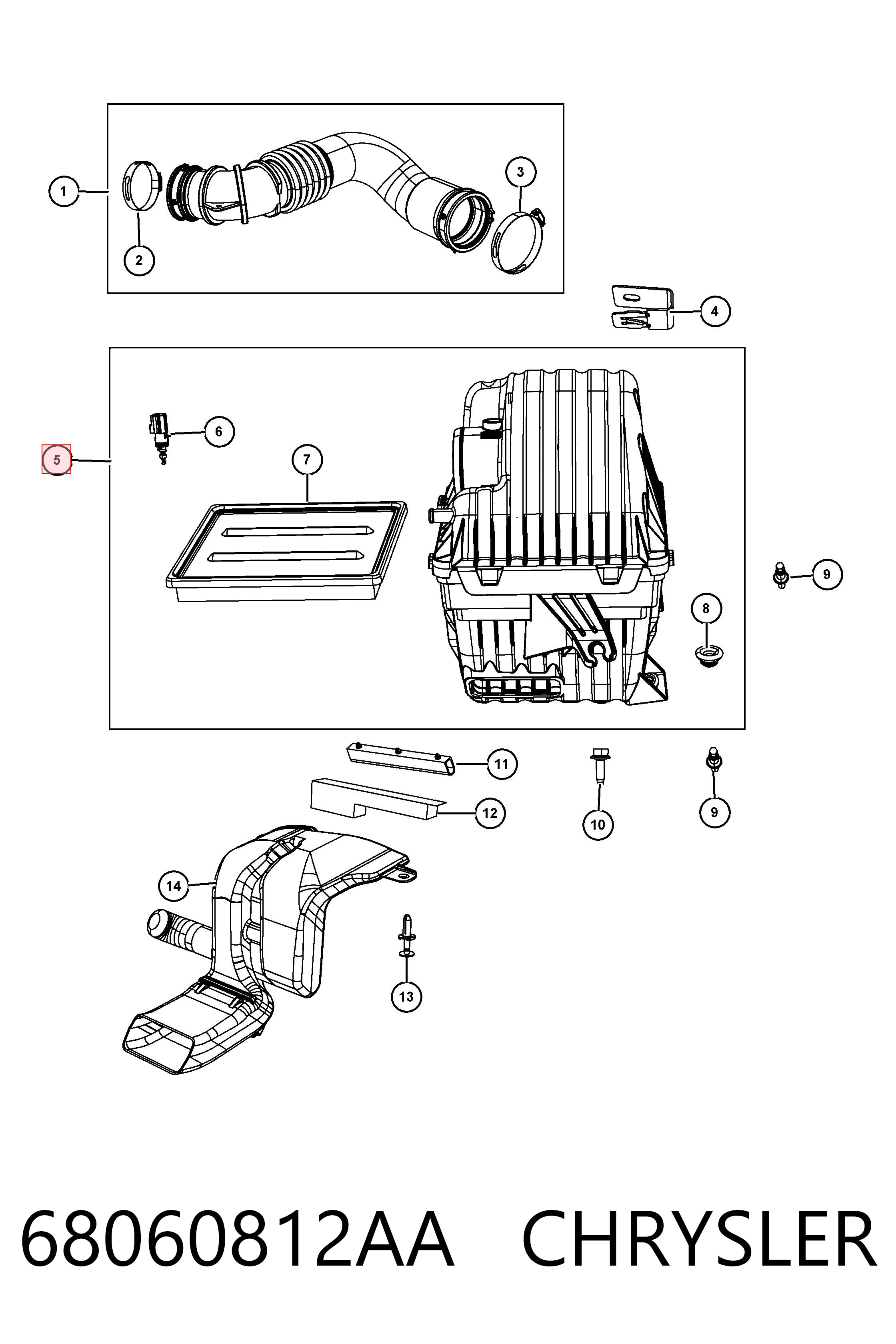 68060812AA Chrysler