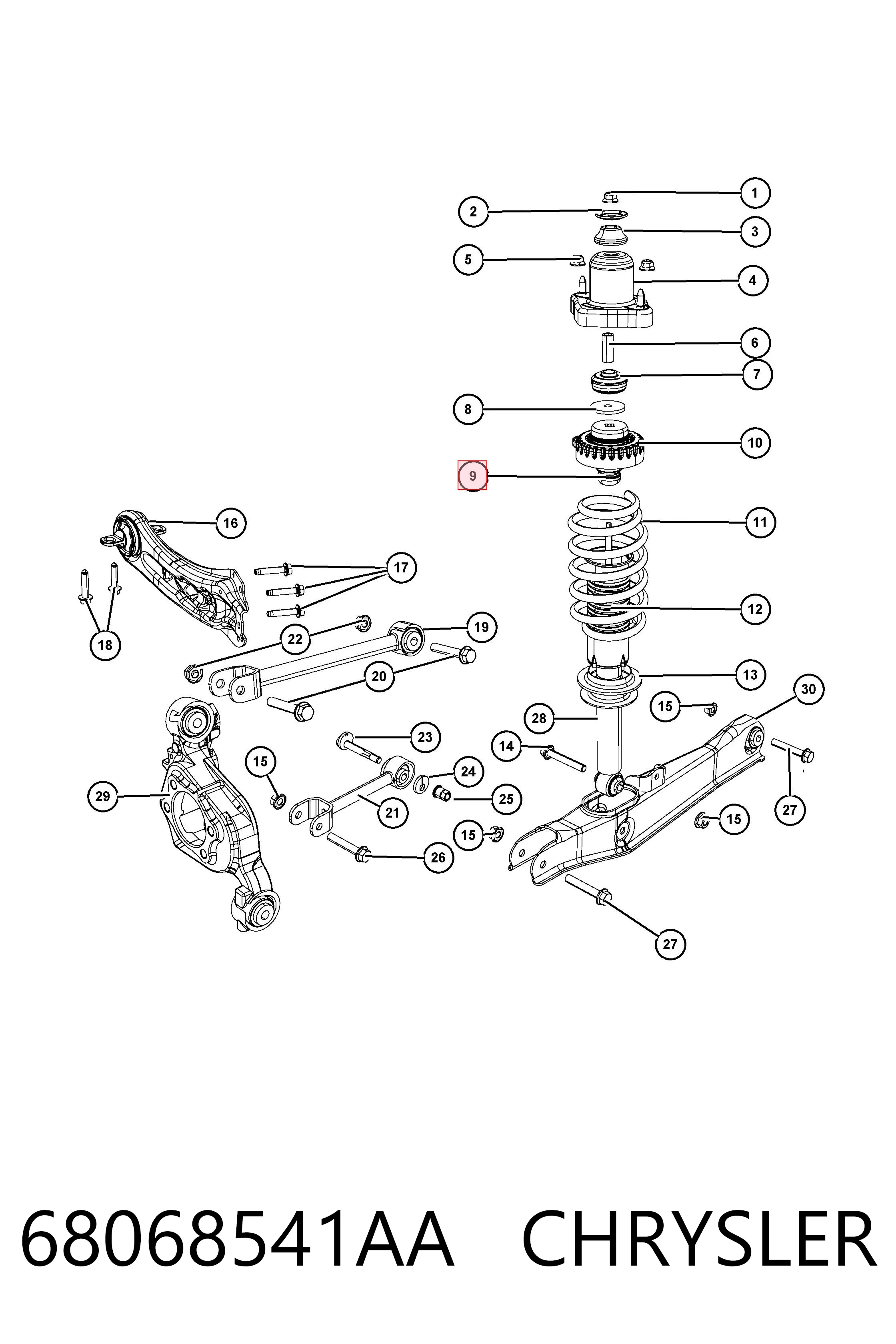 68068541AA Chrysler