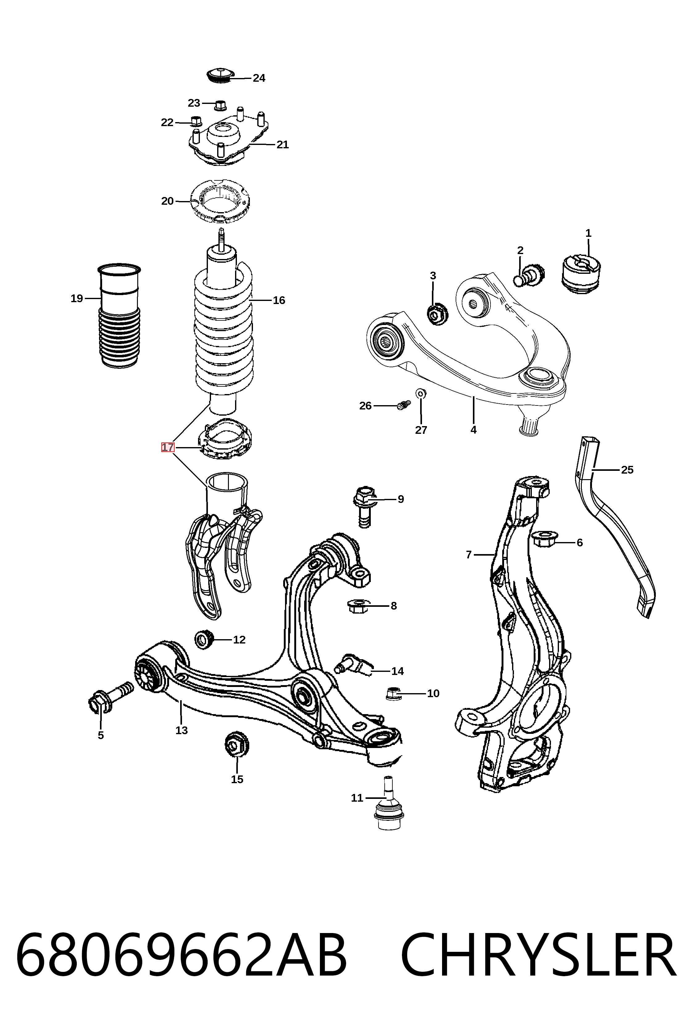 68069662AB Chrysler
