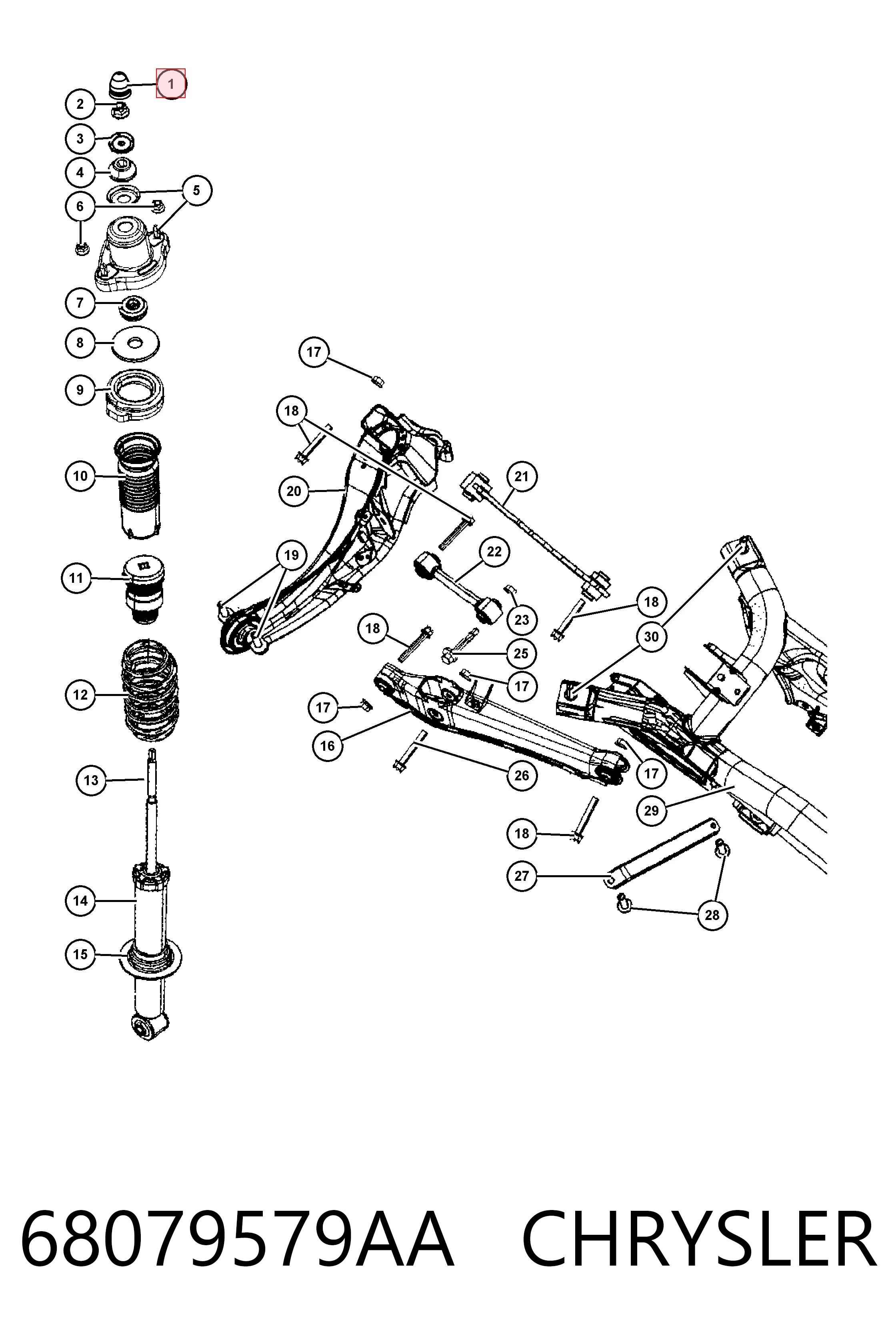 68079579AA Chrysler