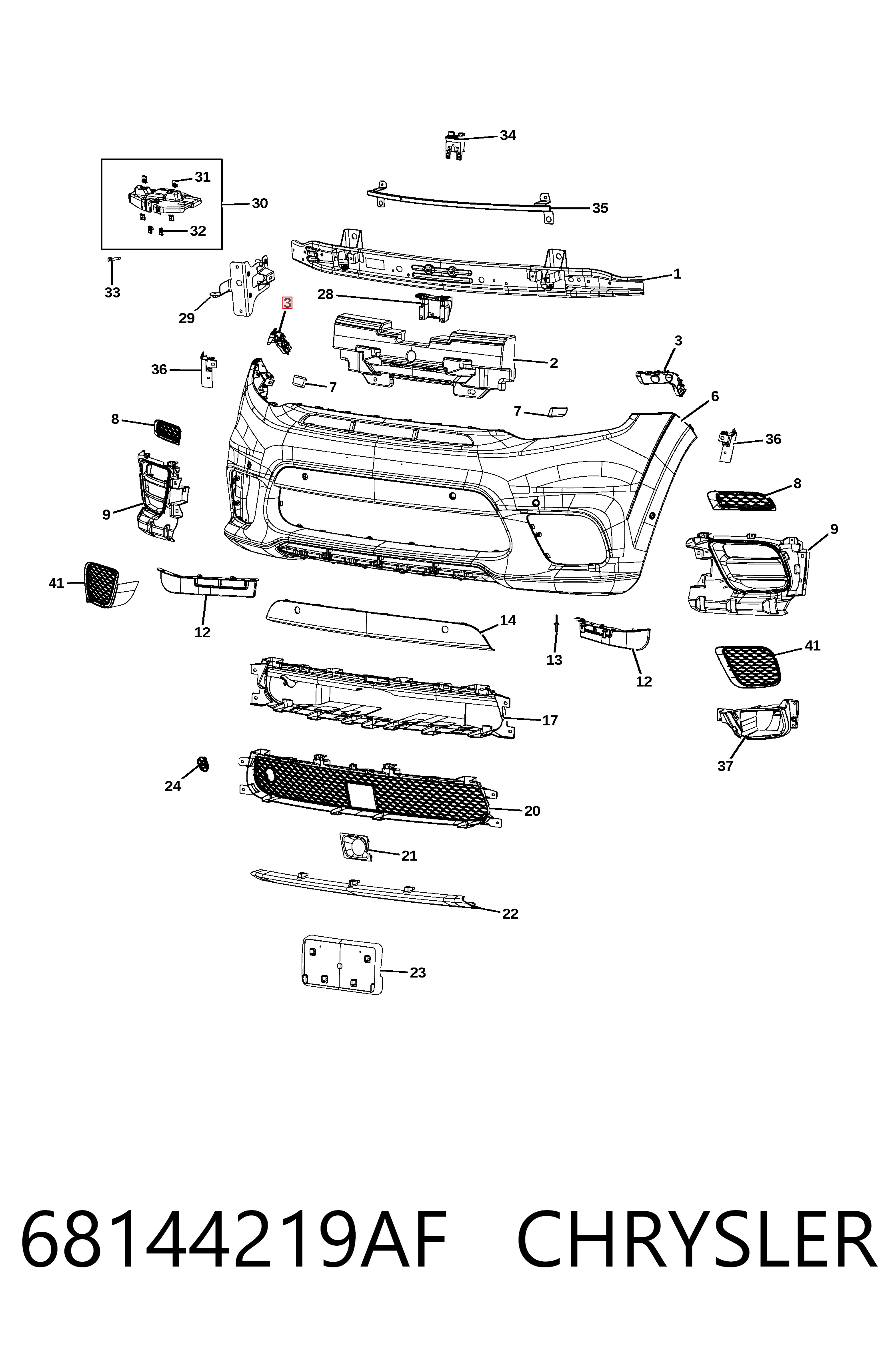 68144219AF Chrysler