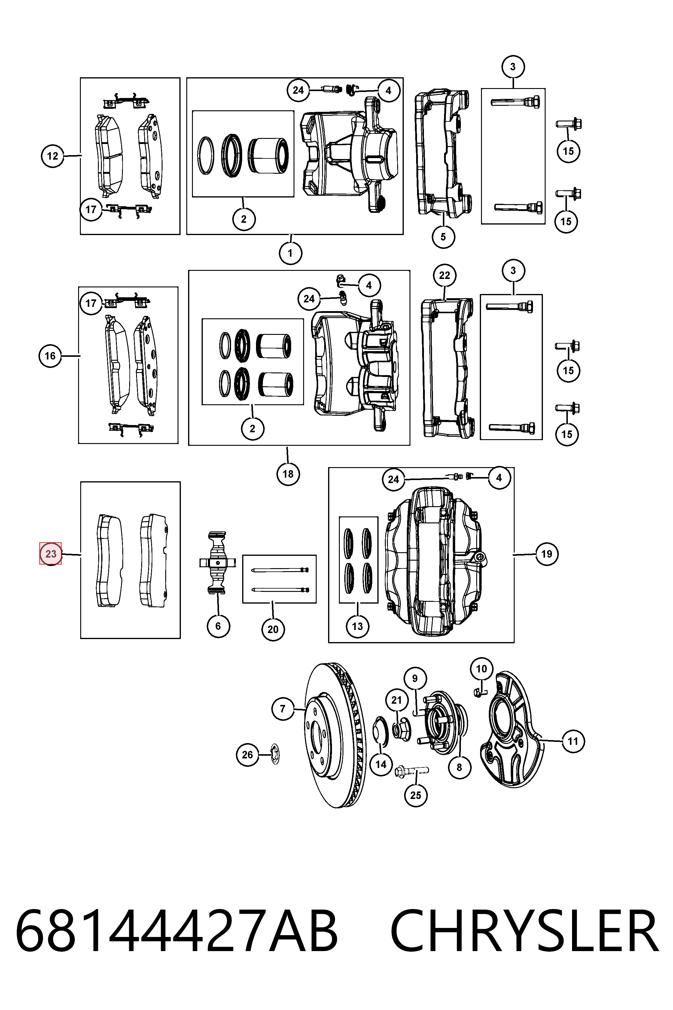68144427AB Chrysler