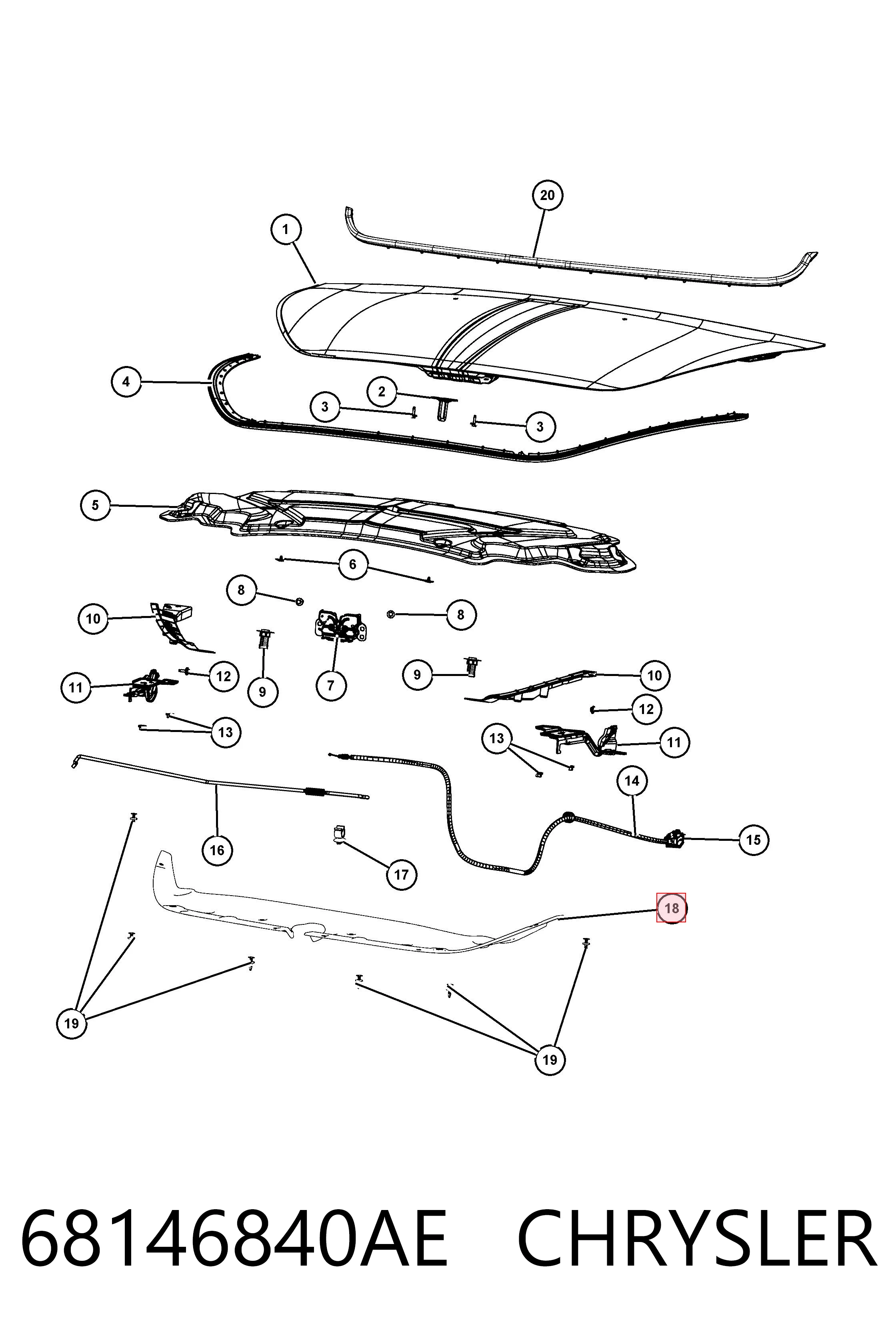68146840AE Chrysler