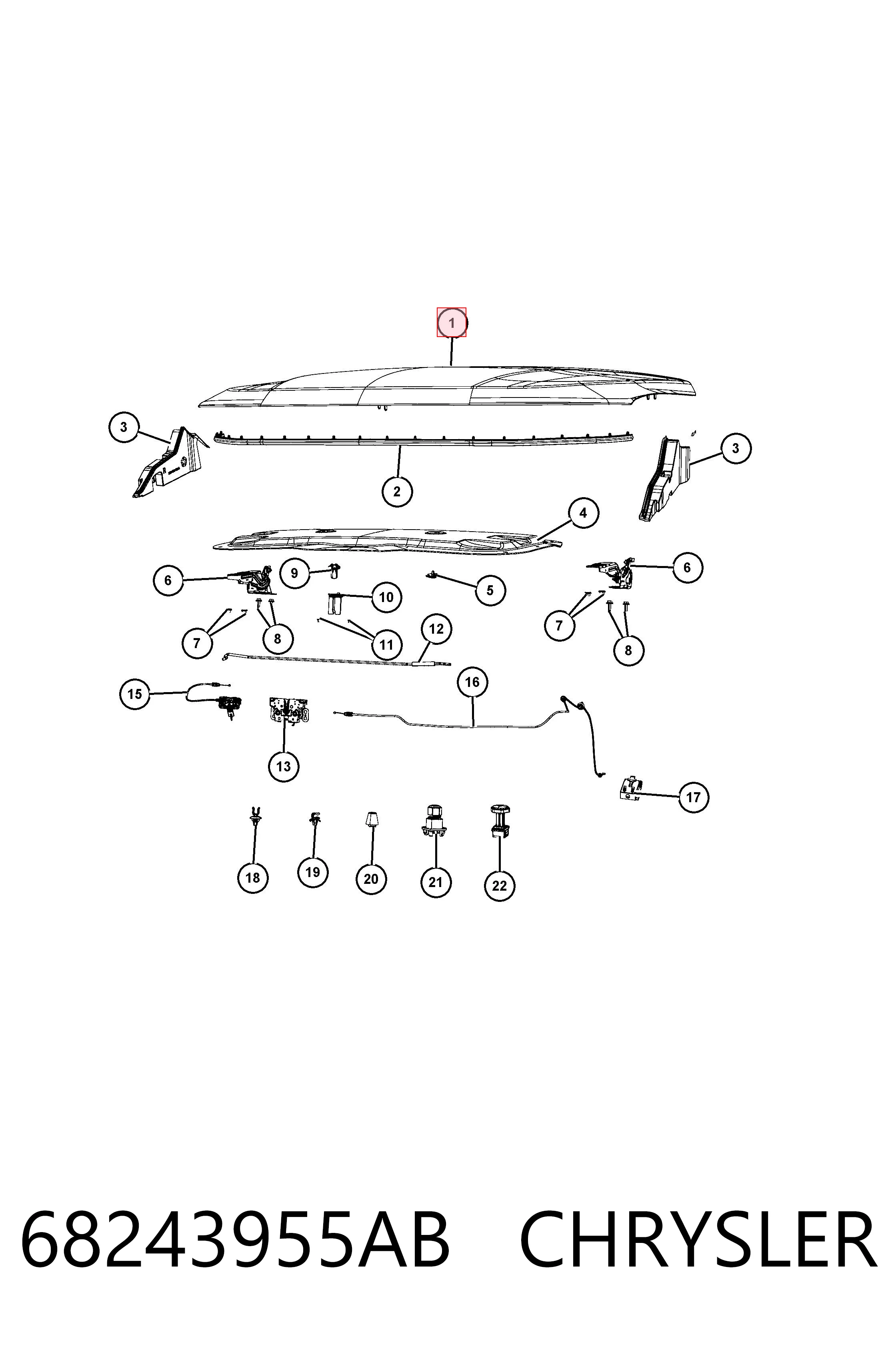 68243955AB Chrysler