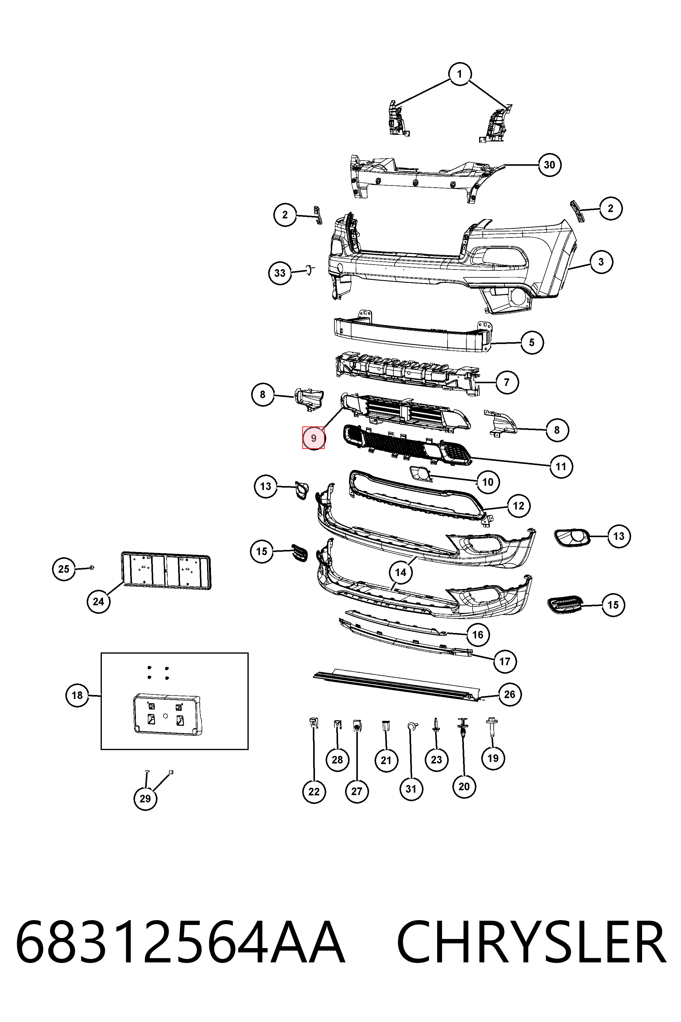 Persiana del radiador Fiat/Alfa/Lancia K68246267AB precio, desde 98,54 EUR