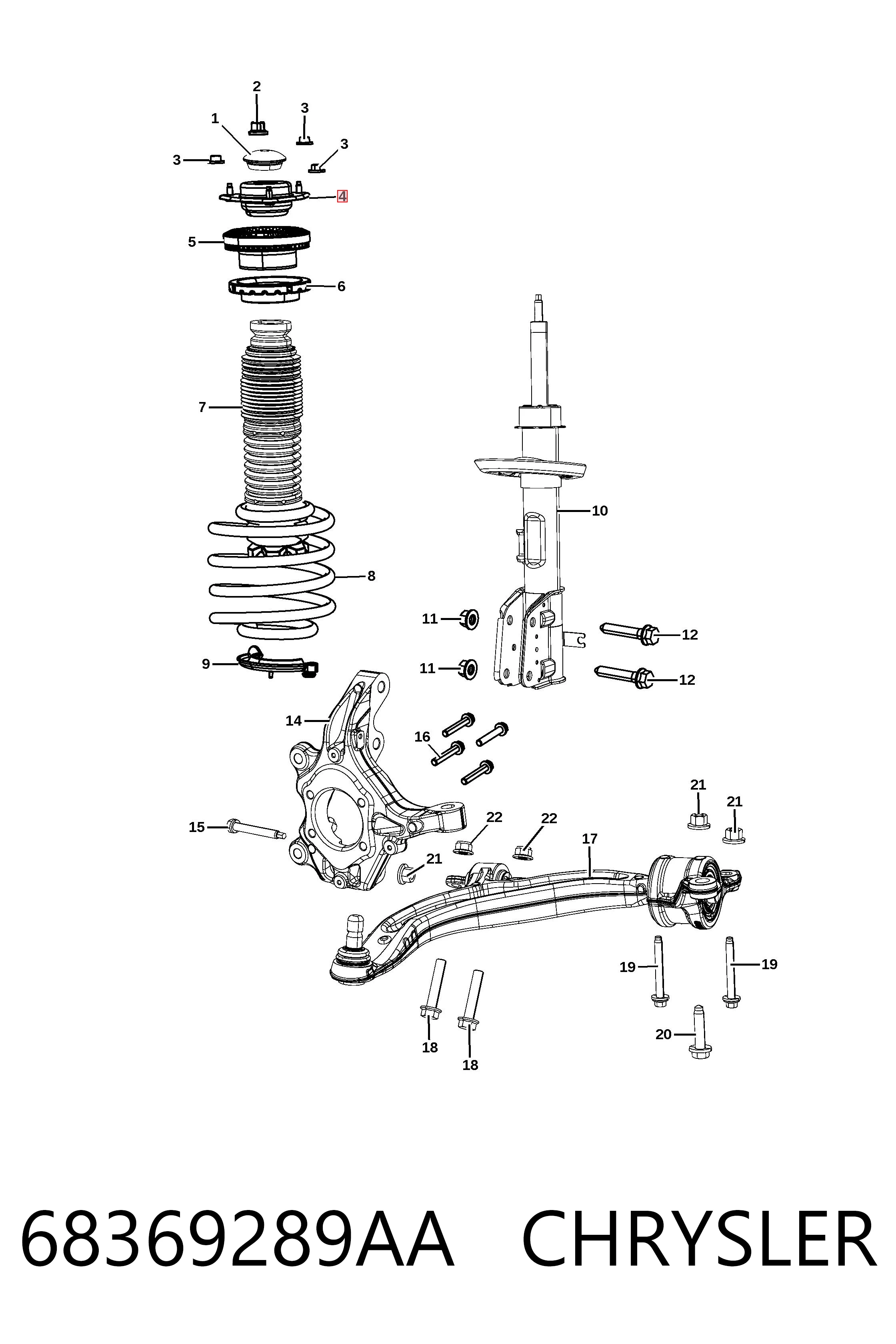 68369289AA Chrysler