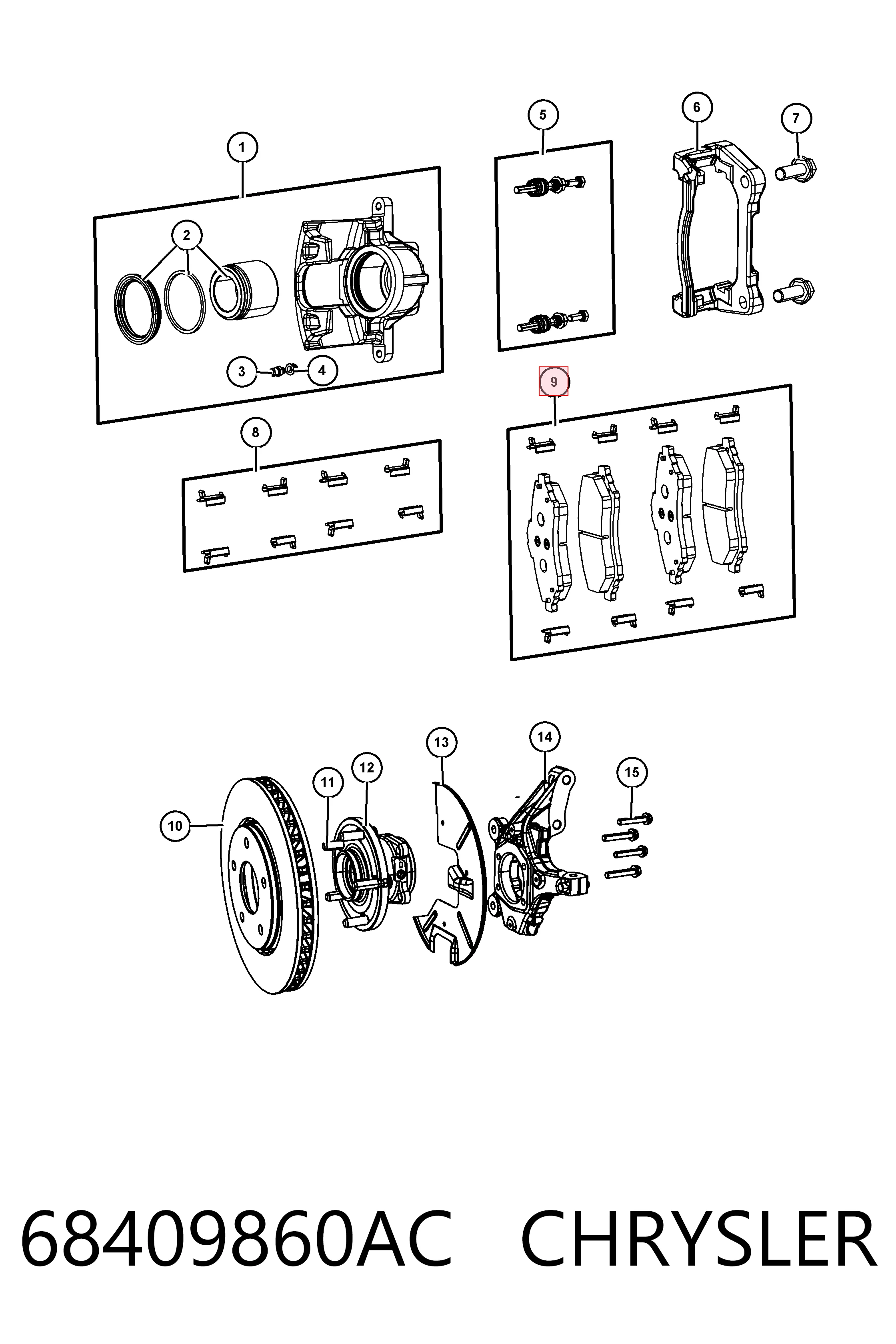 68409860AC Chrysler