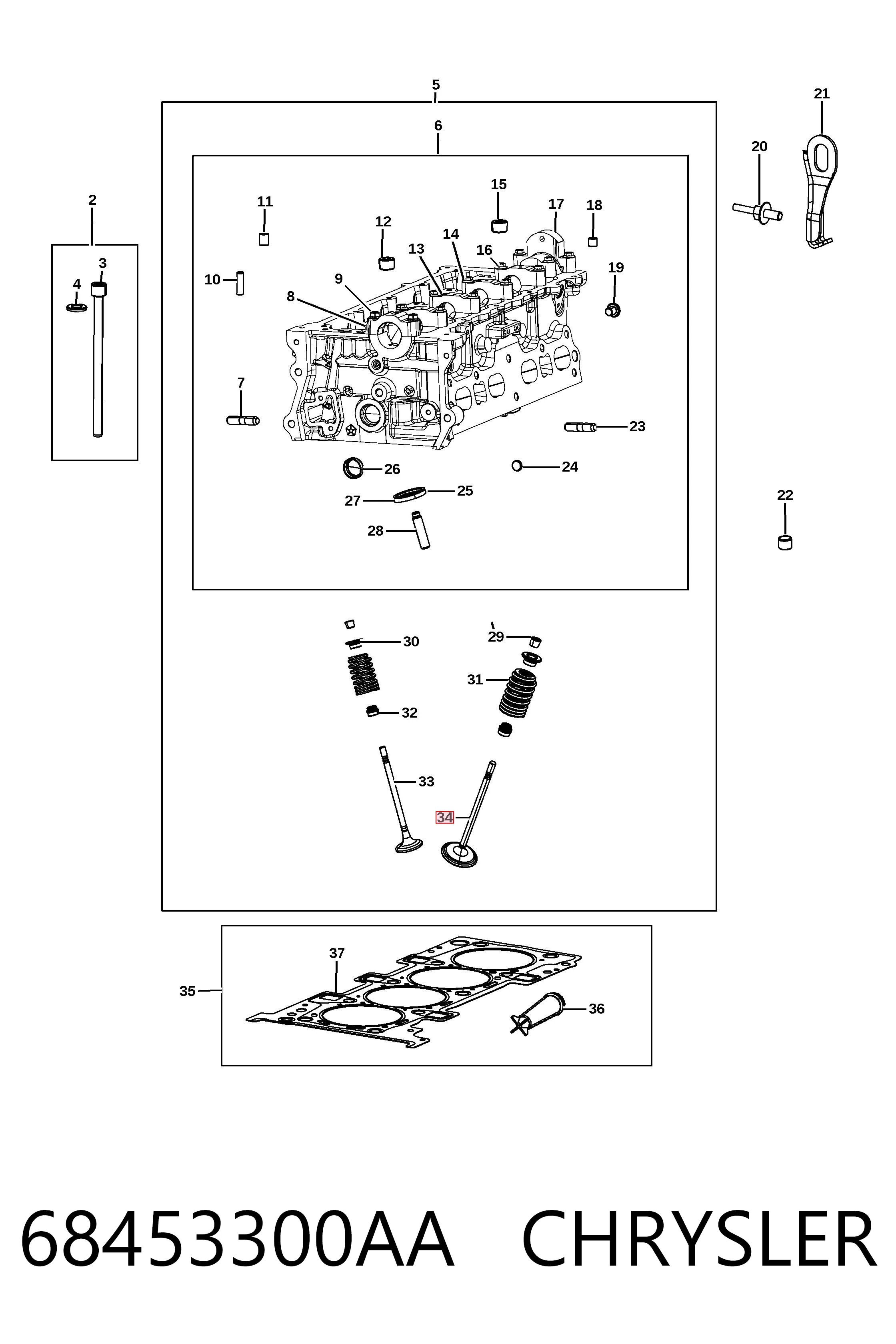 68453300AA Chrysler
