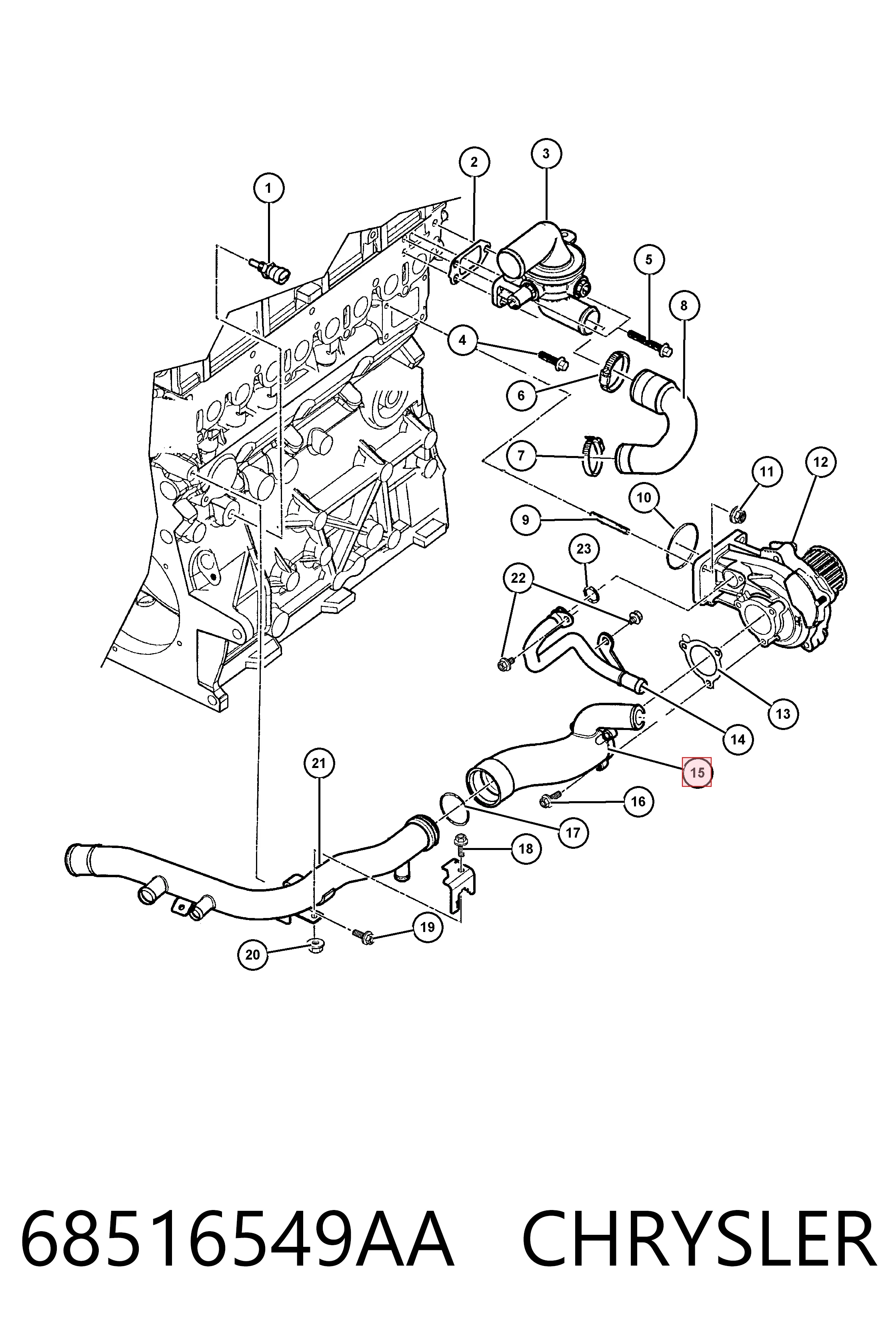 68516549AA CHRYSLER