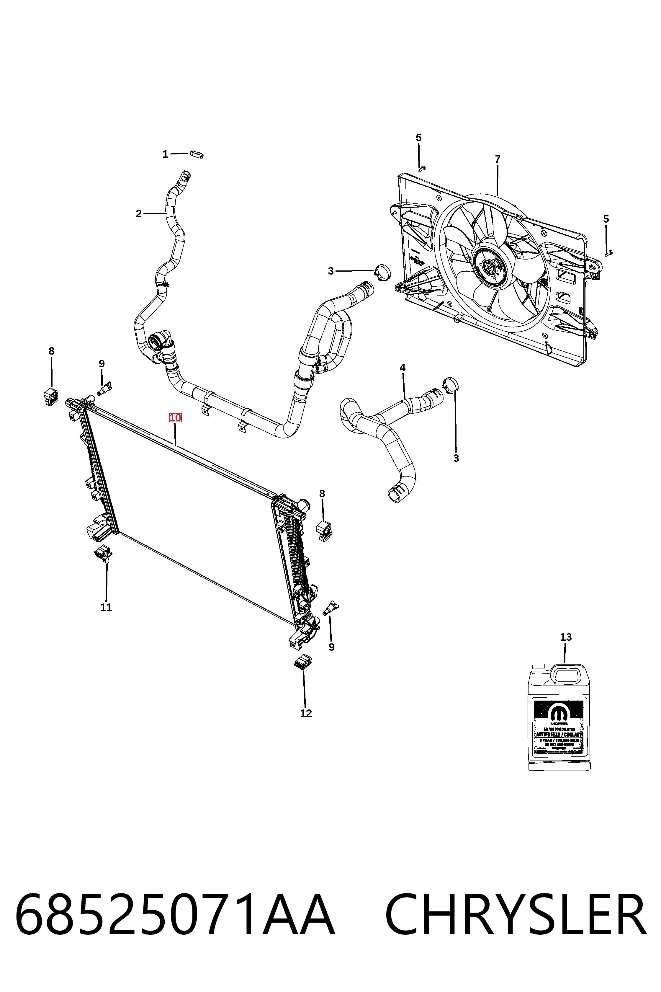 PL333692 Koyorad Refrigeración del motor