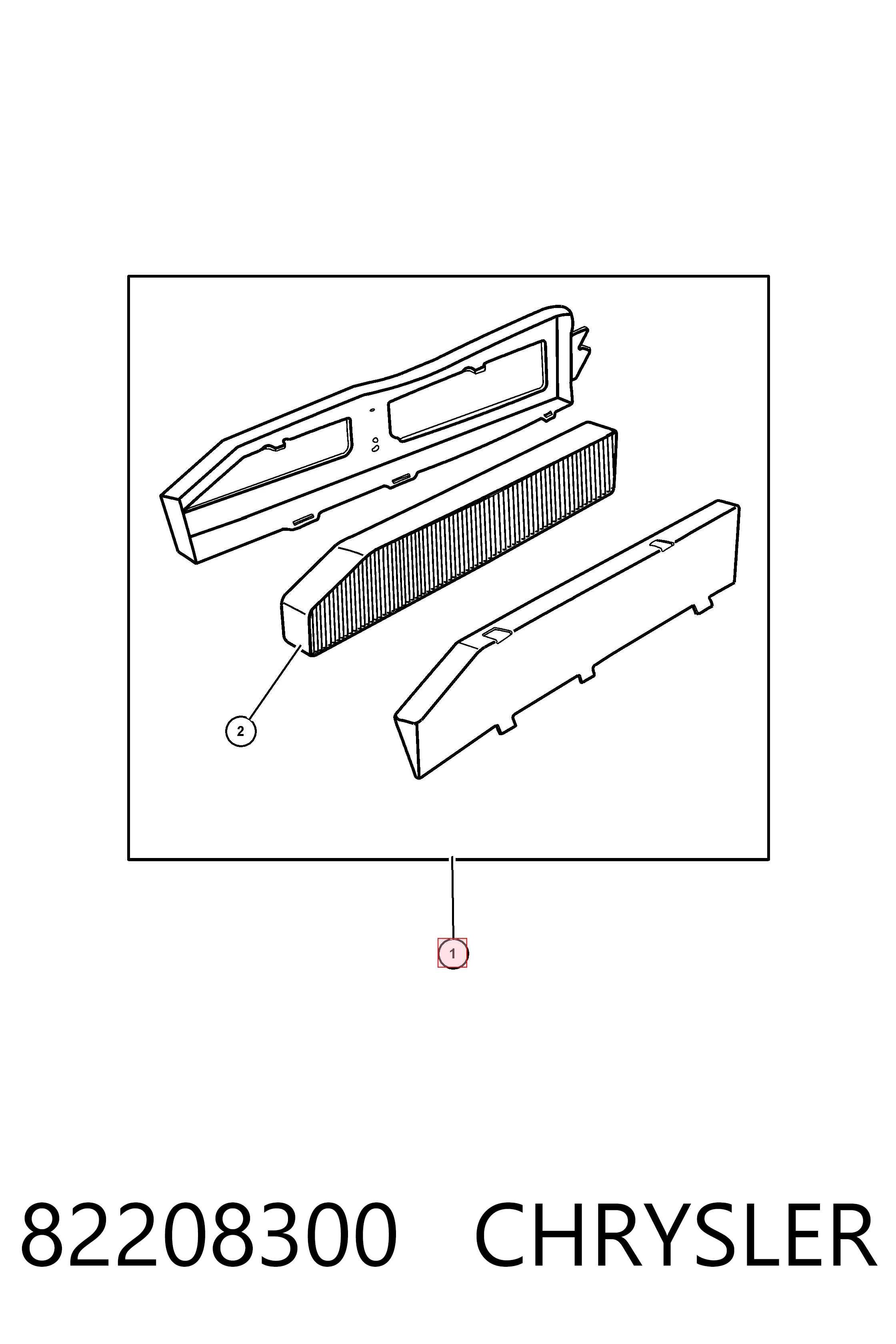 82208300 Chrysler Filtro antipolen