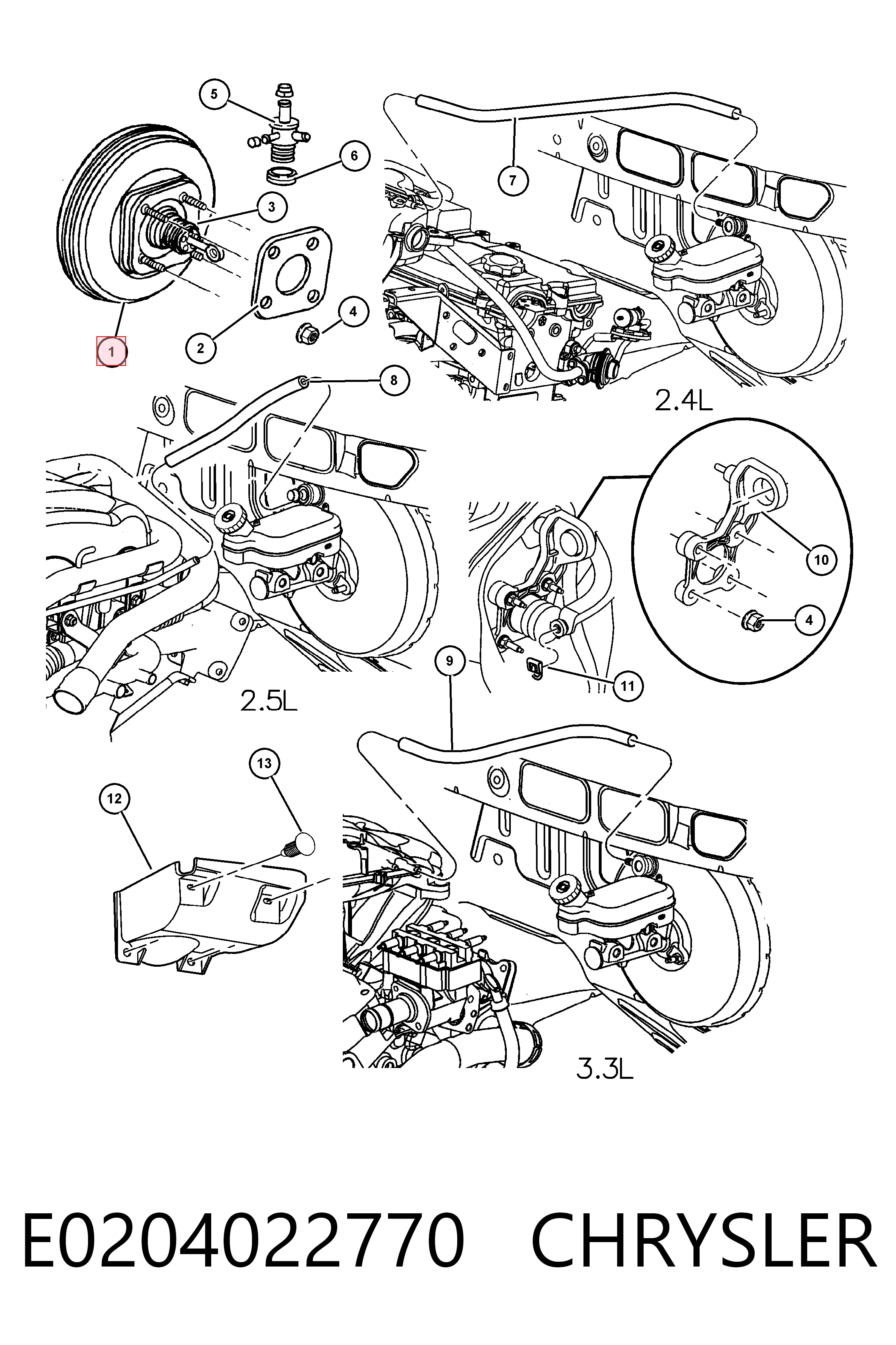 Comprar K04683845AA Fiat/Alfa/Lancia Servofreno
