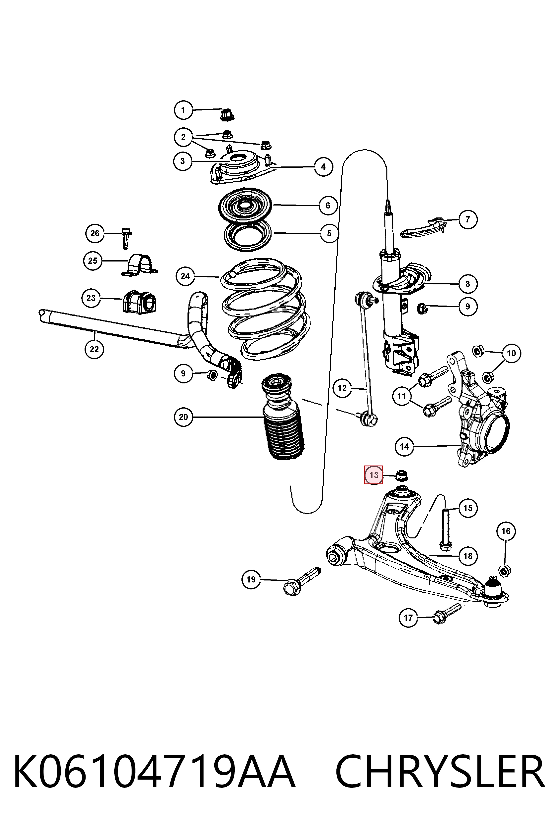 K06104719AA Chrysler