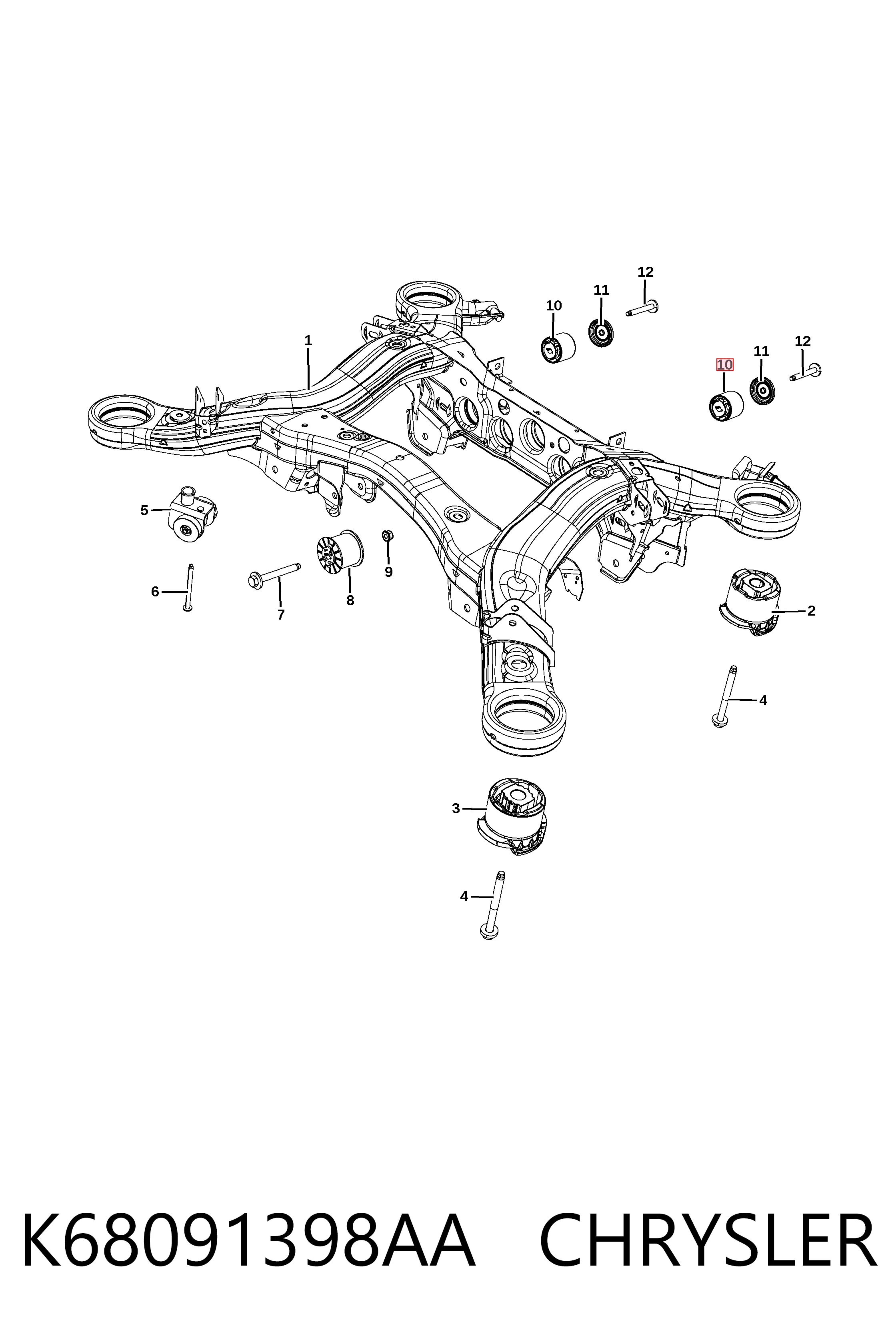 K68091398AA Chrysler