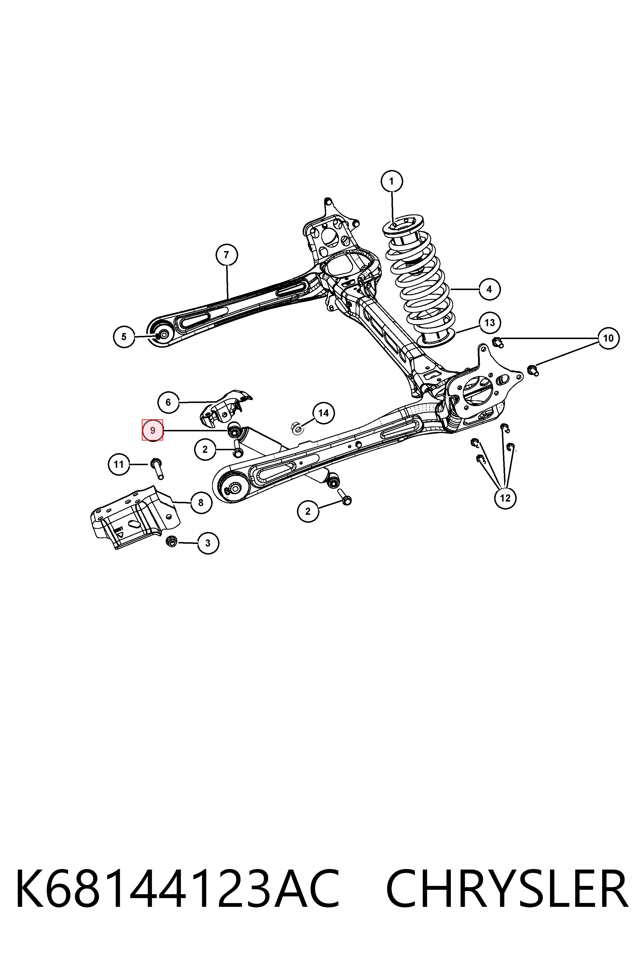  Fiat/Alfa/Lancia K68144123AB precio, desde 826,25 EUR