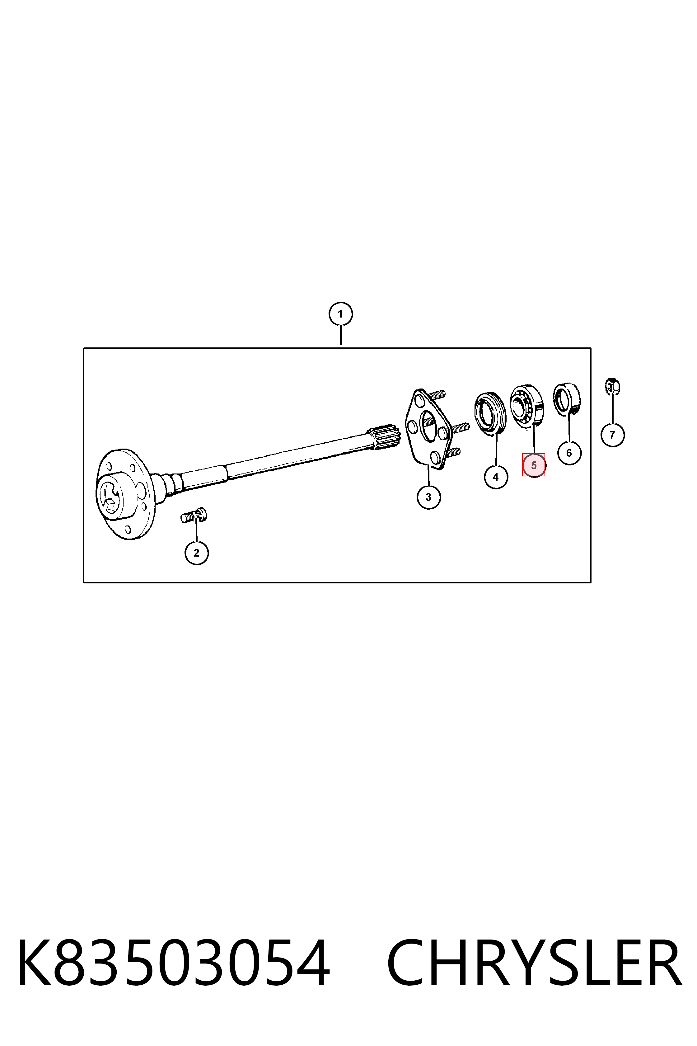 Cojinete del semieje trasero Fiat/Alfa/Lancia K83503054 precio, desde 58,79 EUR