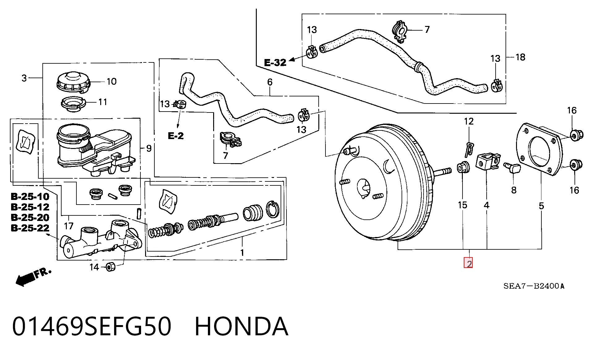 Comprar Servofreno Honda Accord VII CL, CM a bajo precio